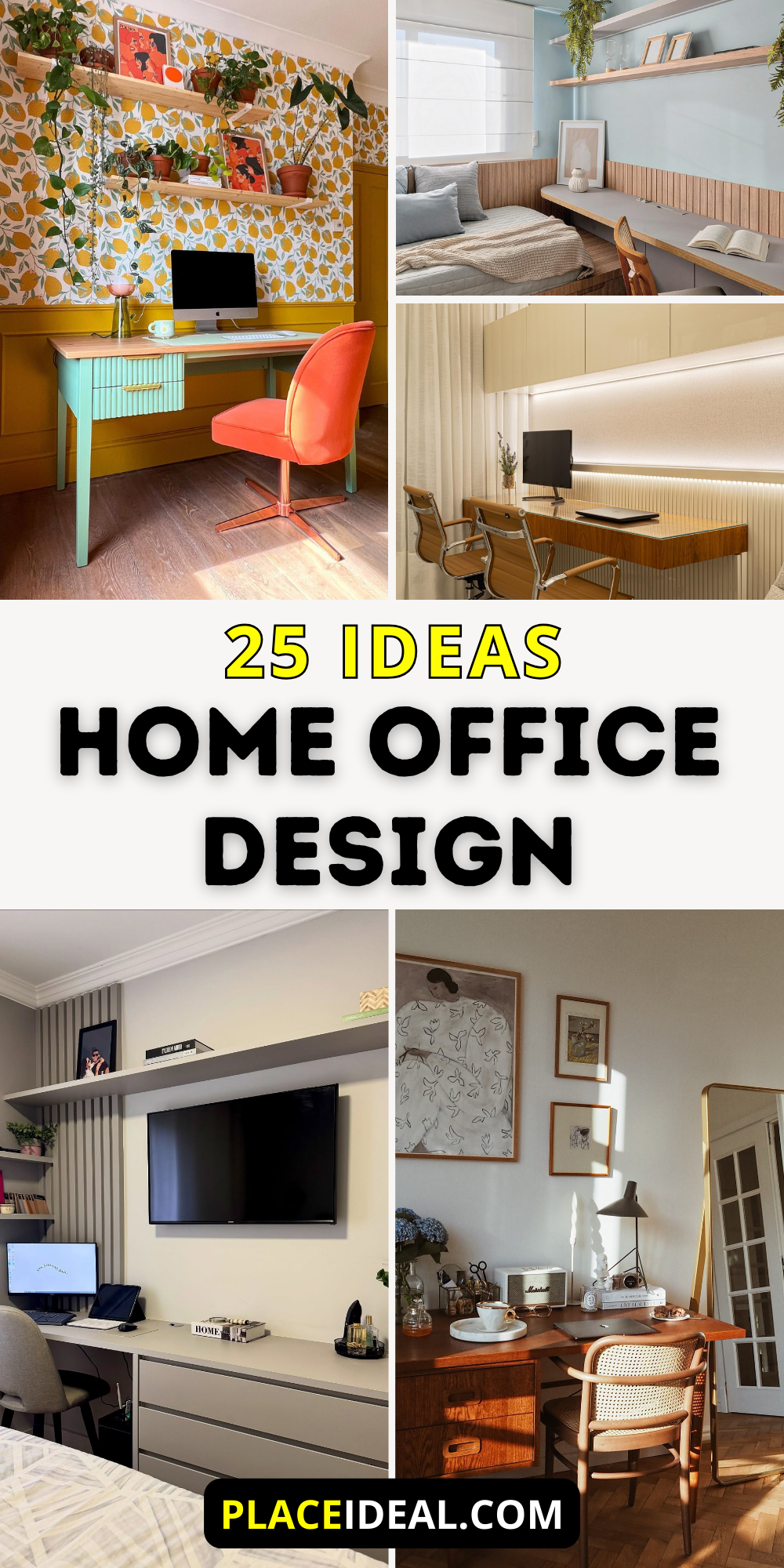 25 Home Office Design Ideas: Stylish, Cozy, and Modern Workspaces for ...