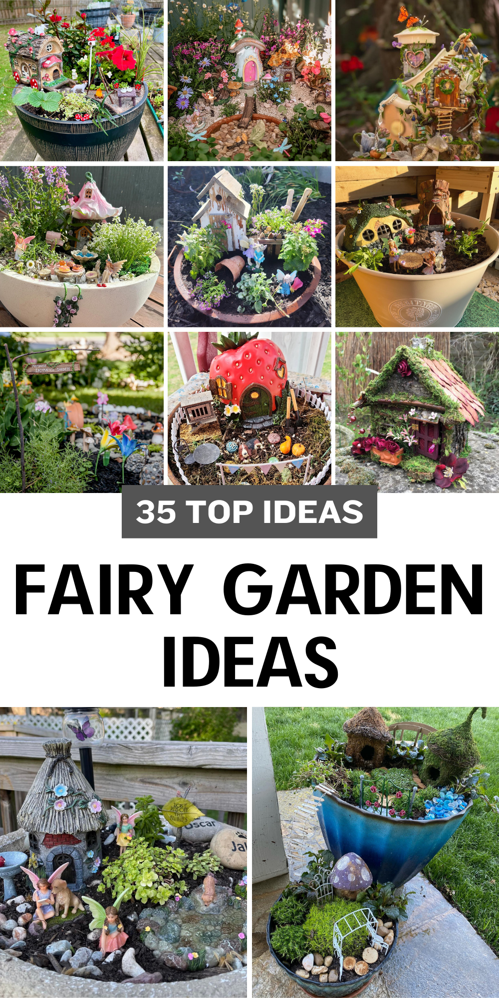 35 Fairy Garden Ideas to Transform Your Backyard into an Enchanted ...