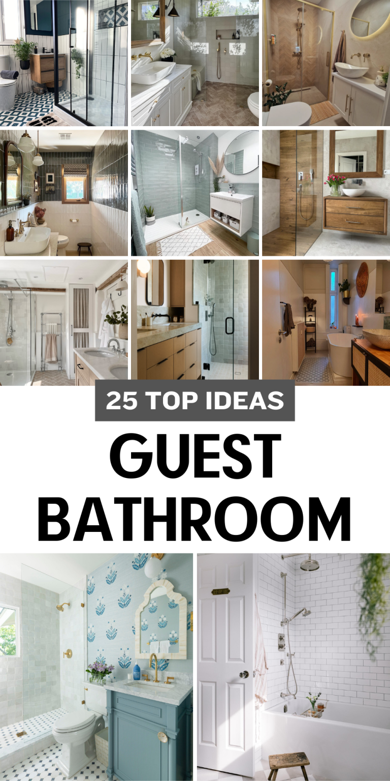 25 Guest Bathroom Ideas That Will Impress Your Guests – Stylish and ...
