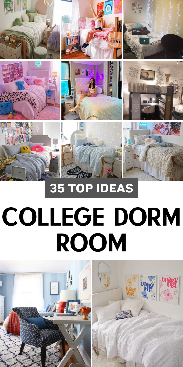 35 College Dorm Room Ideas to Transform Your Space: Cozy, Aesthetic ...