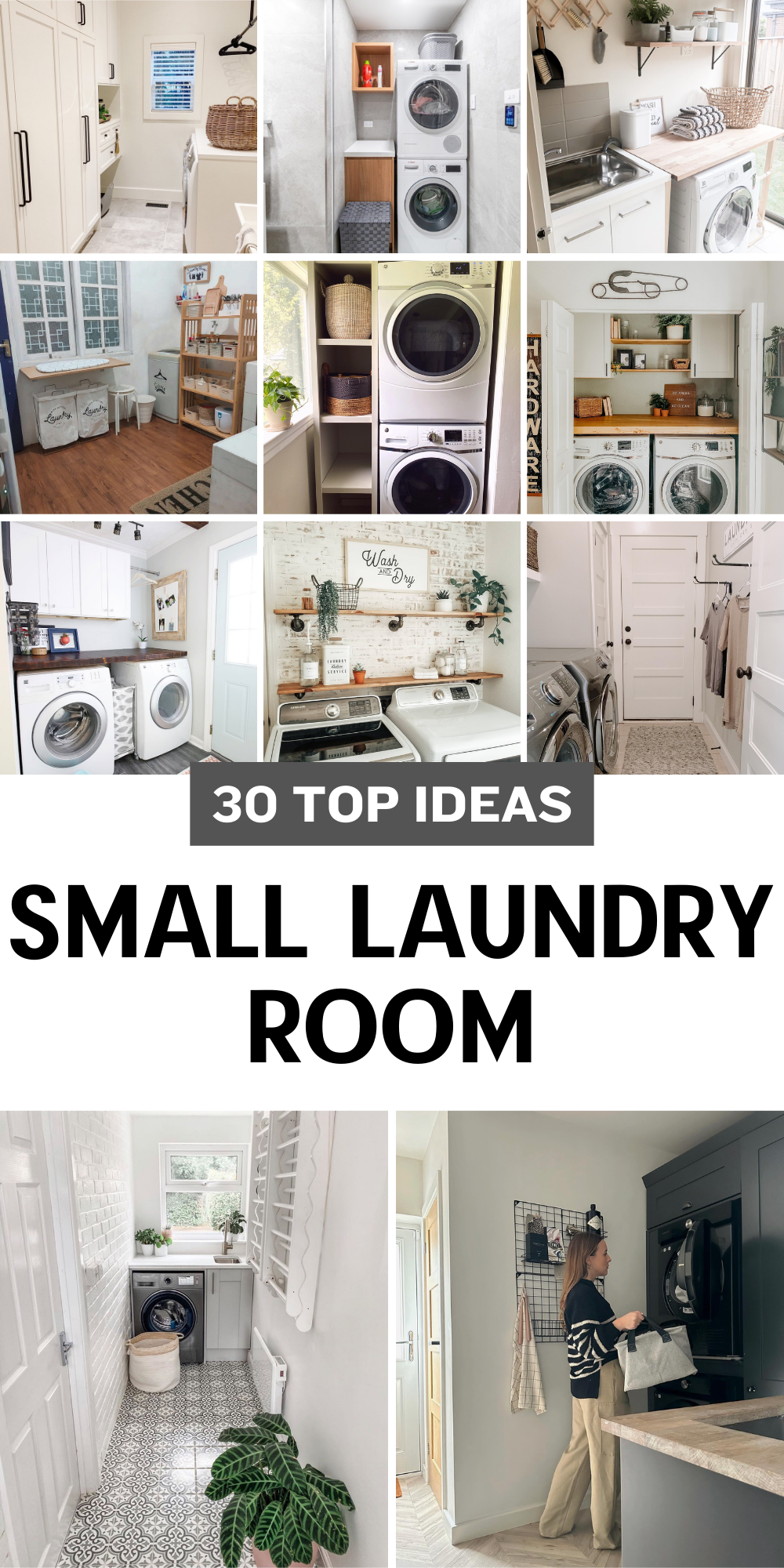30 Small Laundry Room Ideas: Smart Designs for Style, Storage, and ...