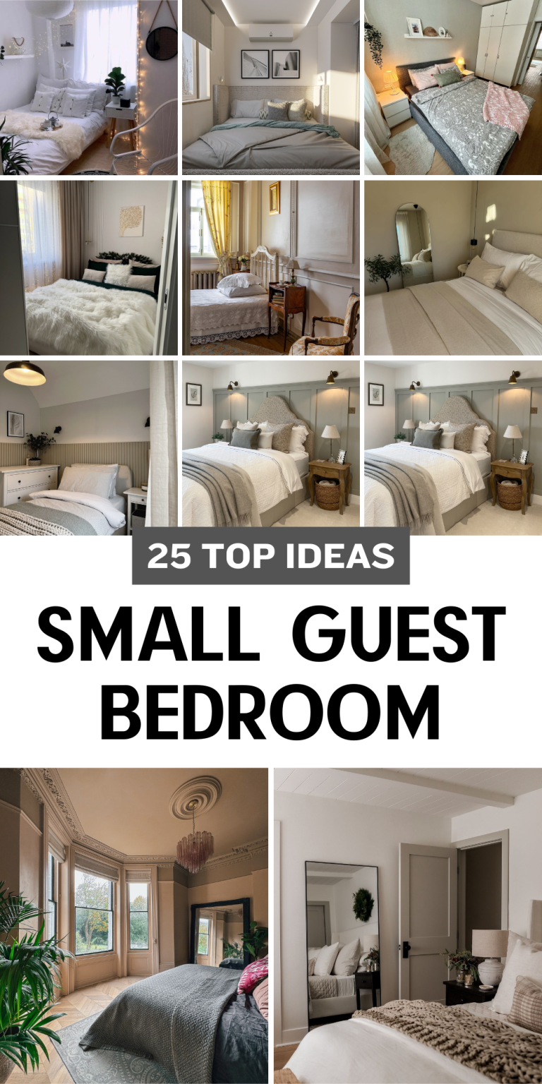 25 Small Guest Bedroom Ideas to Create Cozy, Stylish, and Functional ...
