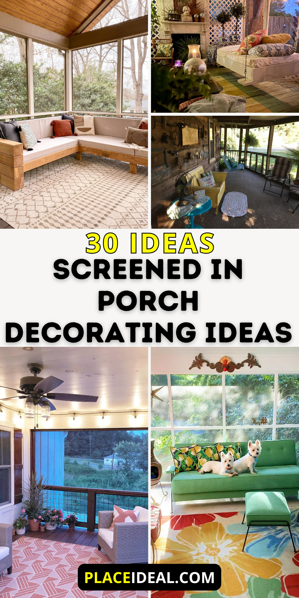30 Screened-In Porch Decorating Ideas to Transform Your Outdoor Space ...