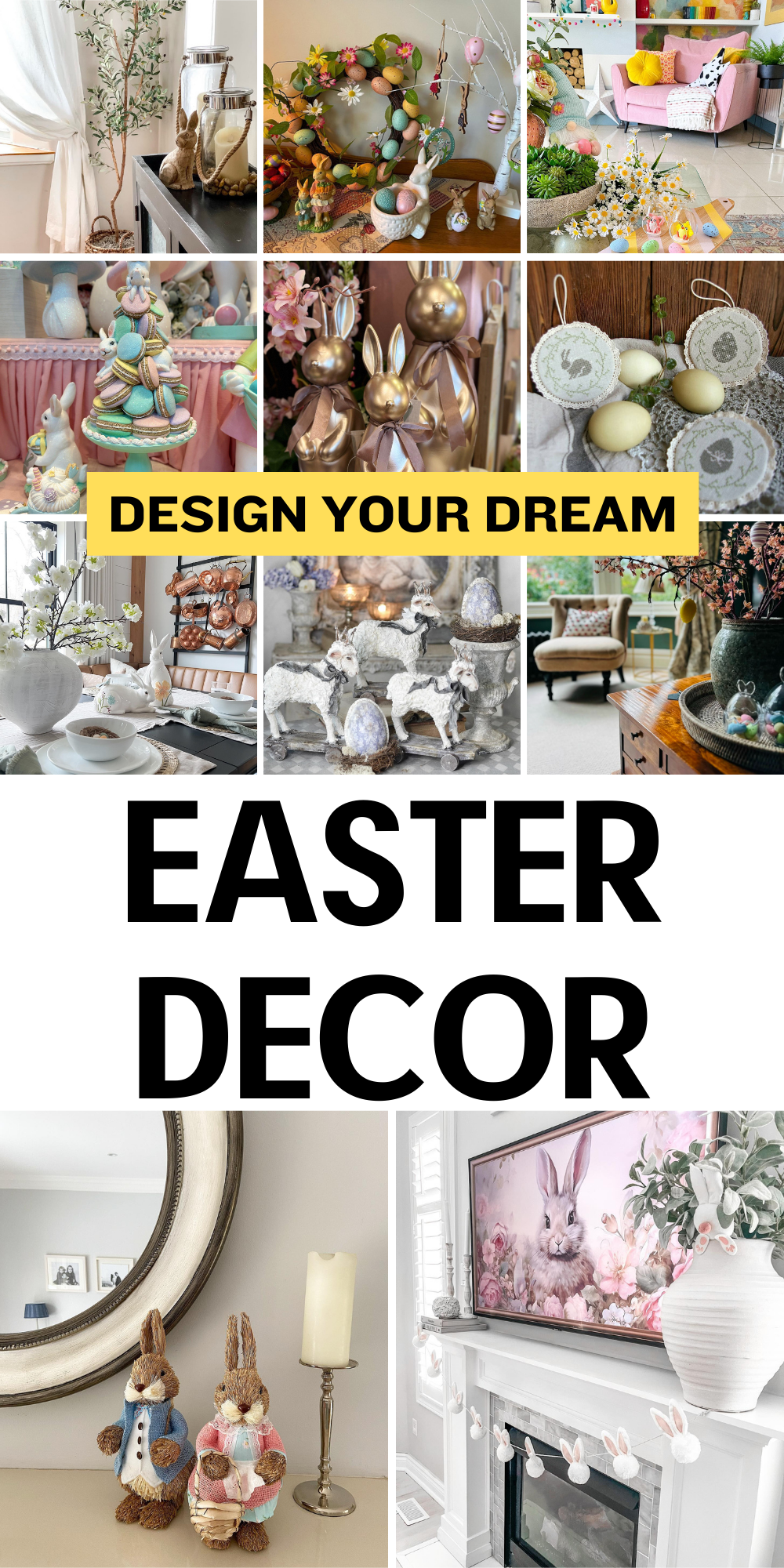 35 Easter Decor Ideas to Transform Your Home into a Spring Wonderland ...