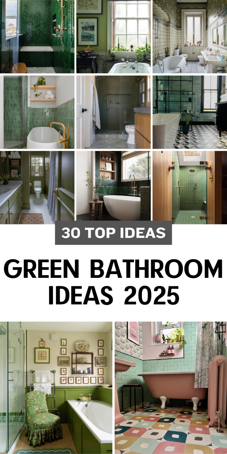 30 Green Bathroom Ideas 2025 – Stunning Designs from Sage to Emerald ...