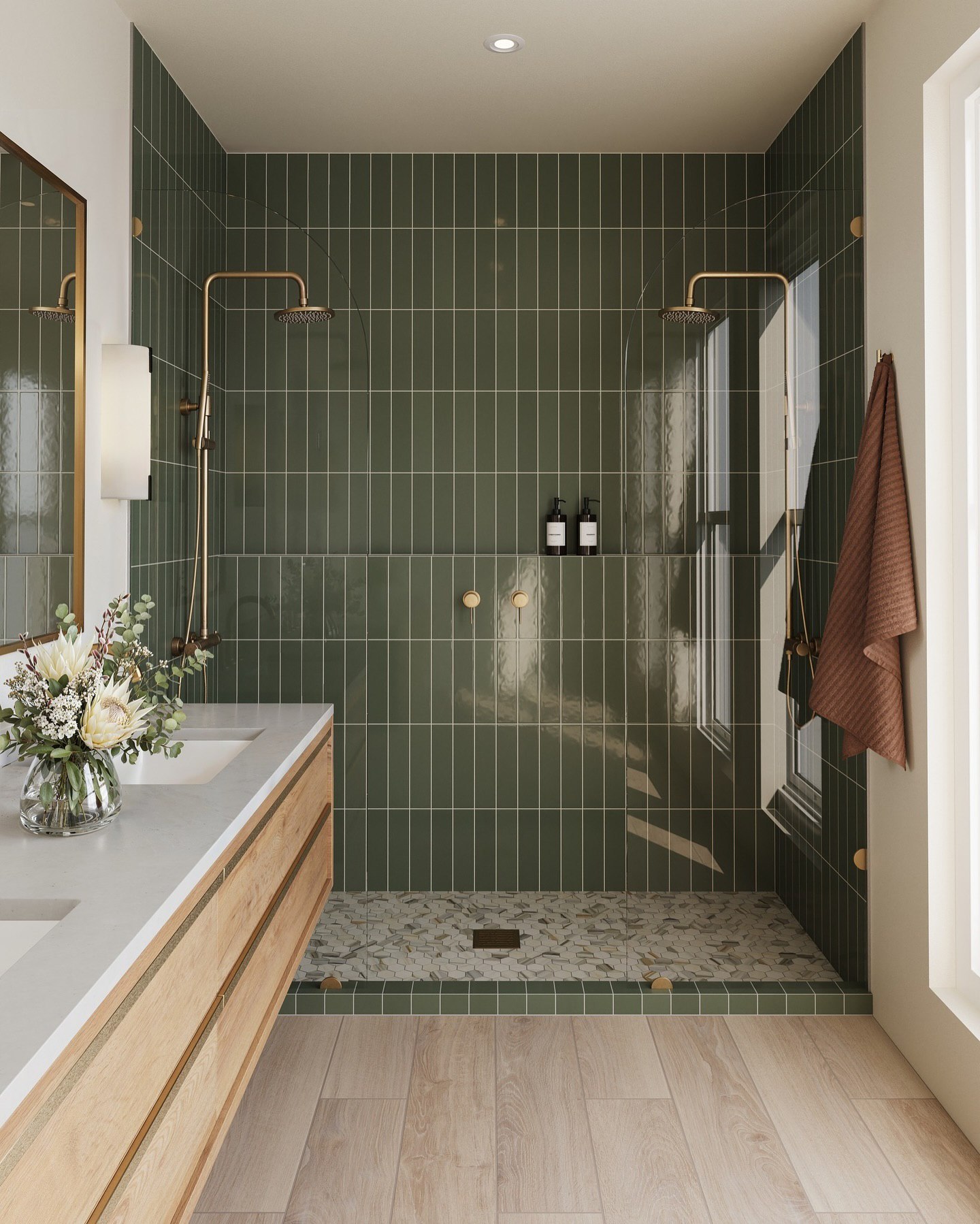 30 Green Bathroom Ideas 2025 – Stunning Designs from Sage to Emerald ...