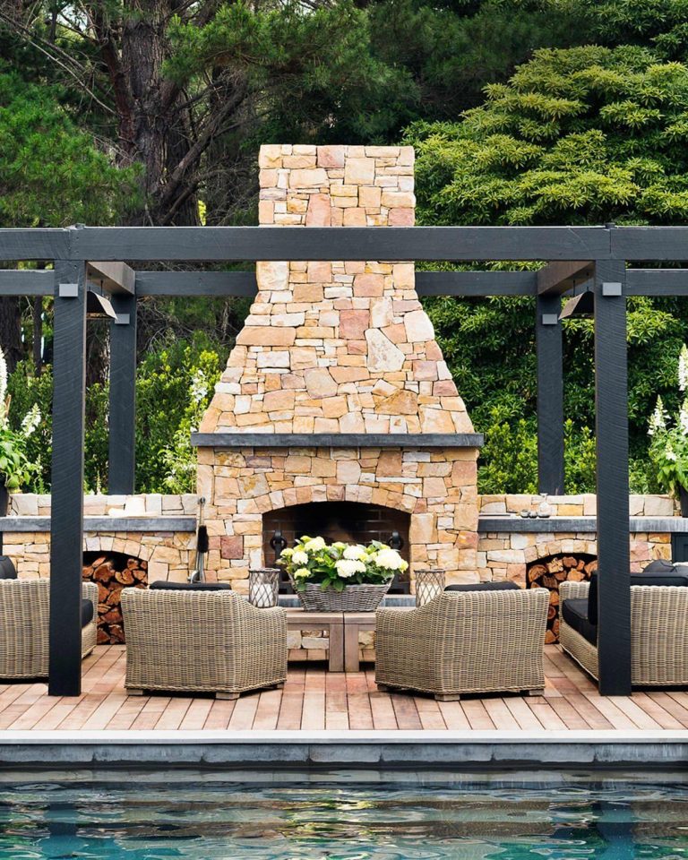 35 Outdoor Fireplace Ideas 2025: Stunning Designs to Transform Your ...