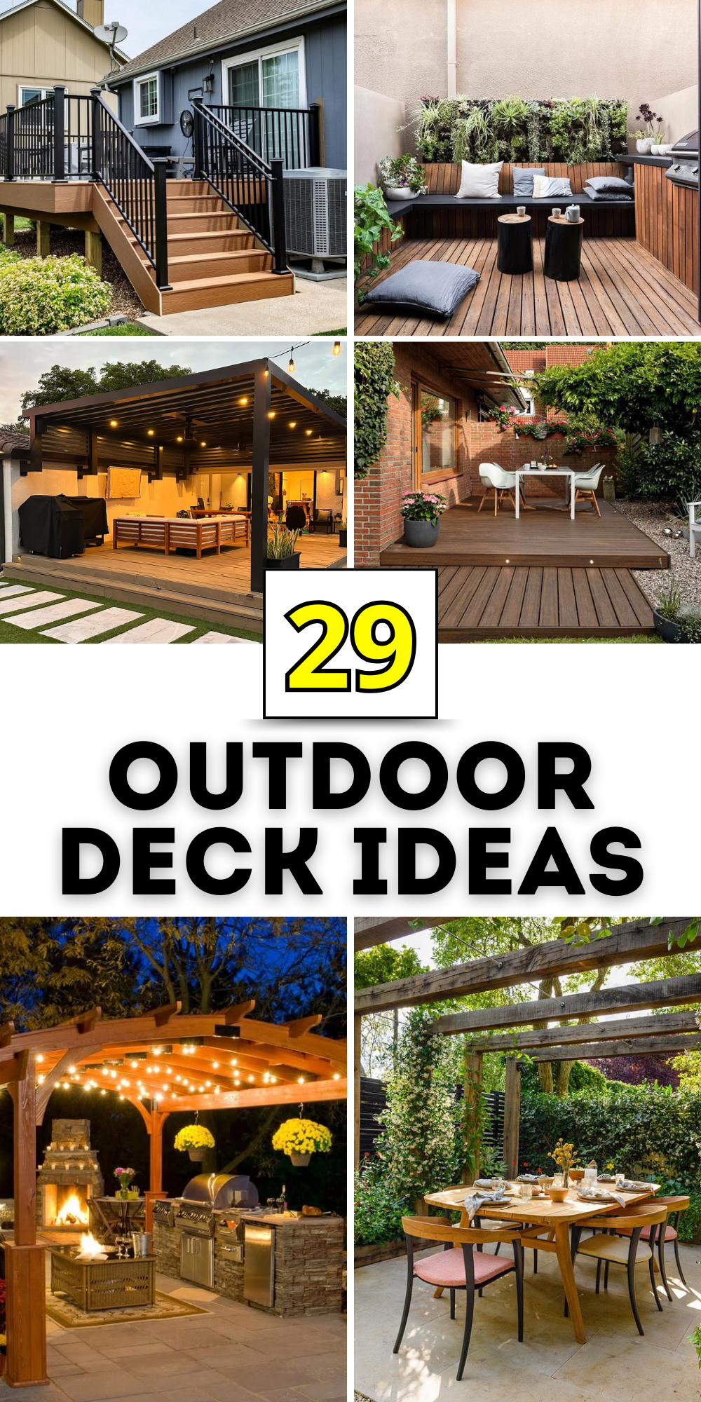 29 Outdoor Deck Ideas: Stunning Designs for Cozy, Modern and Budget ...