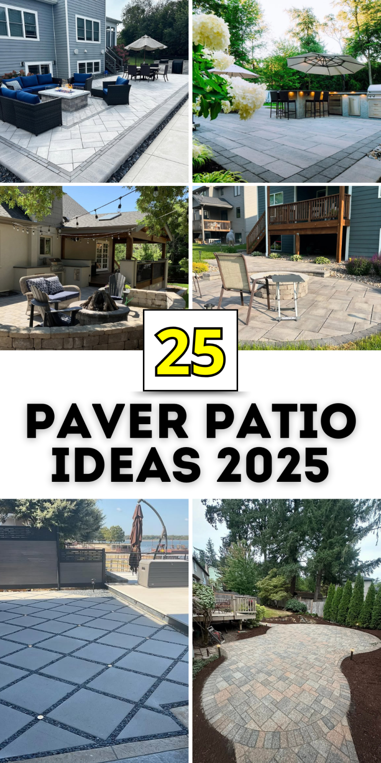 25 Paver Patio Ideas 2025: Stunning and Budget-Friendly Designs for ...