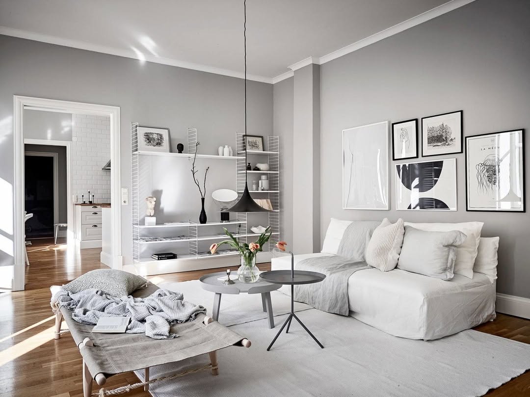 Thumbnail for Soft Gray Scandinavian Interiors