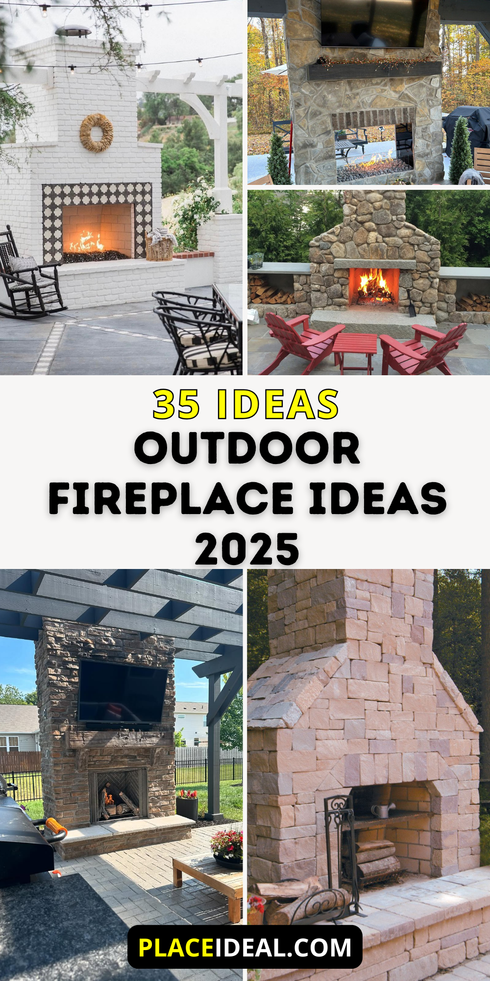 35 Outdoor Fireplace Ideas 2025: Stunning Designs to Transform Your ...