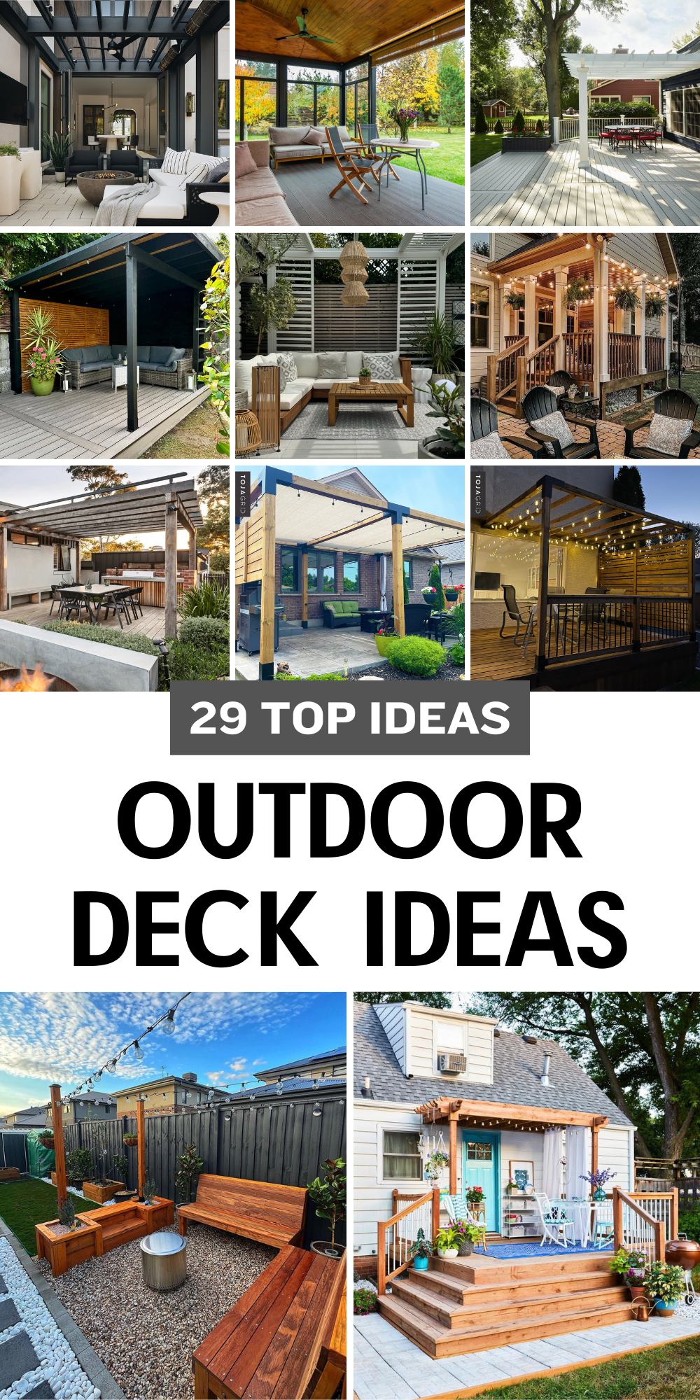 29 Outdoor Deck Ideas: Stunning Designs for Cozy, Modern and Budget ...