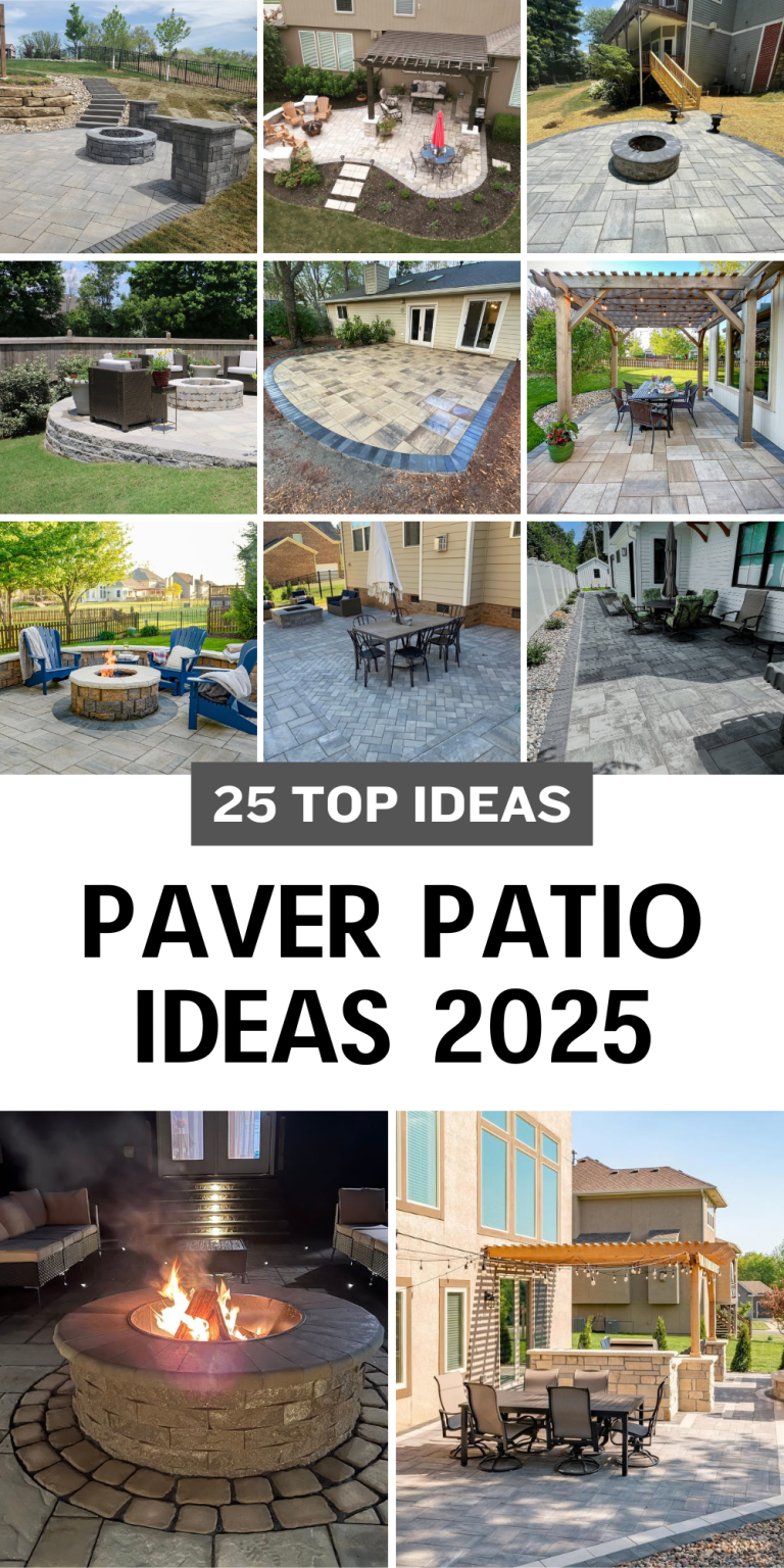 25 Paver Patio Ideas 2025: Stunning and Budget-Friendly Designs for ...