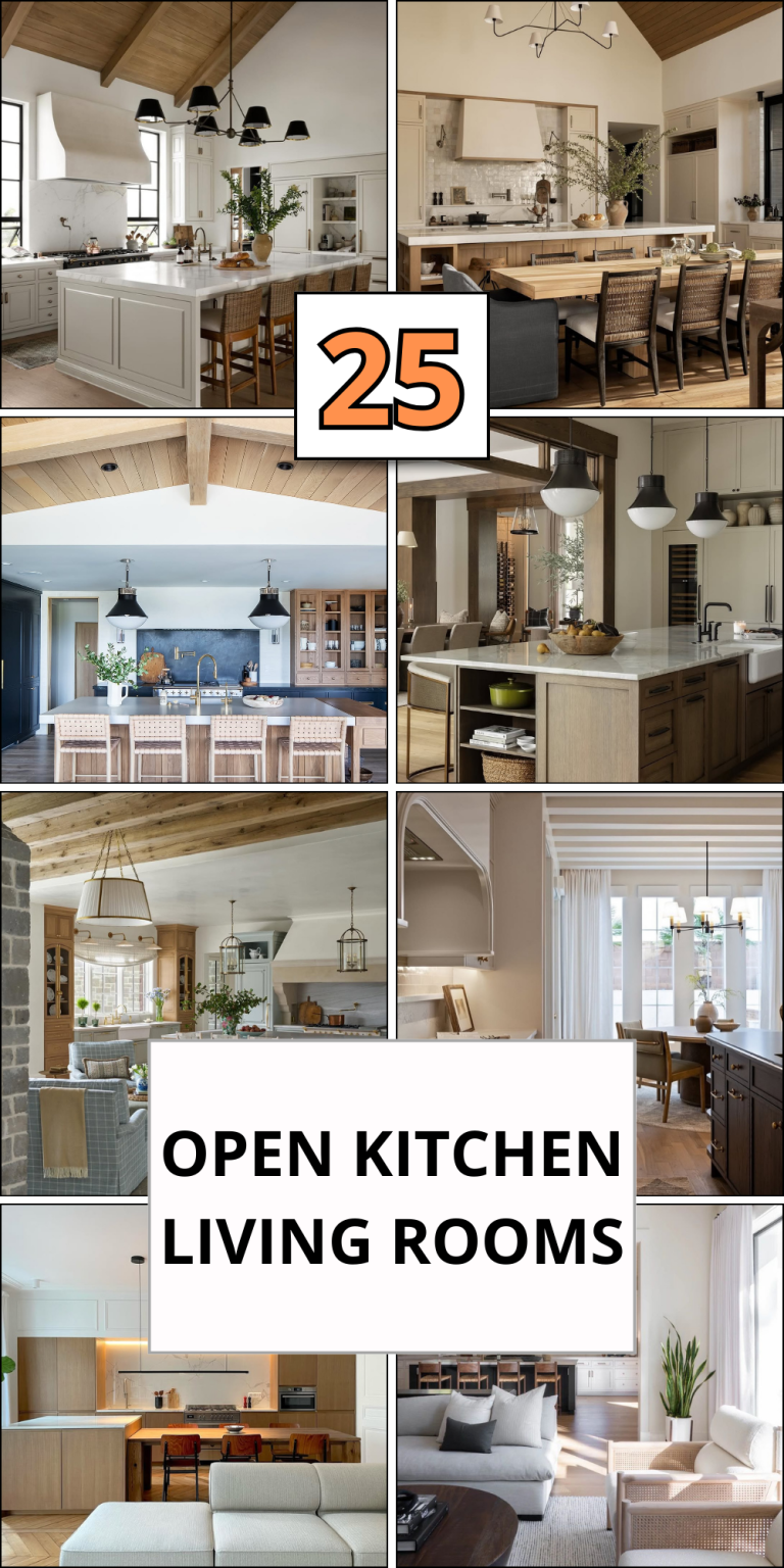 25 Open Kitchen Living Rooms 2025 That Redefine Style and Functionality ...