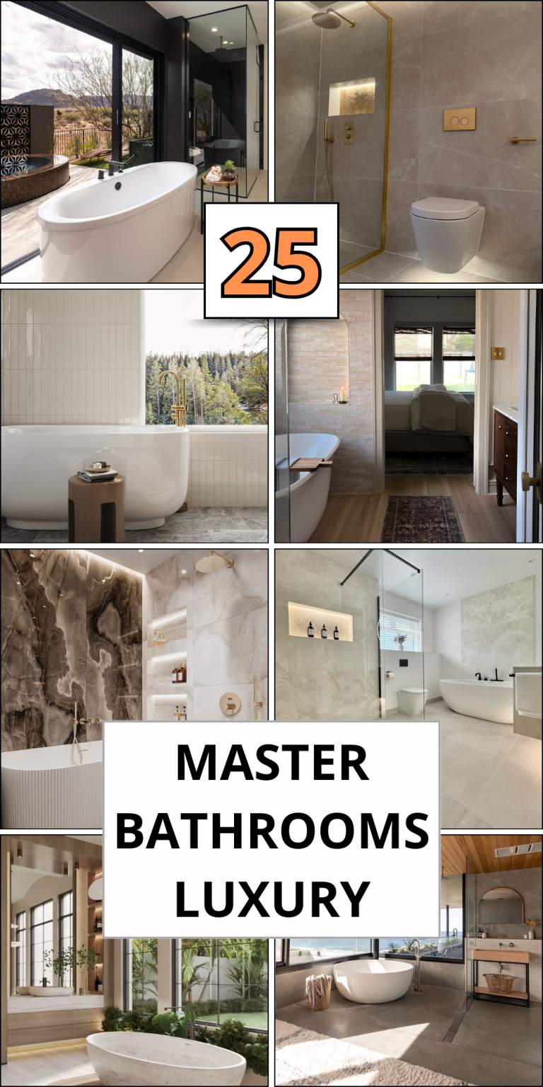 25 Master Bathrooms Luxury 2025: Stunning Designs for a Modern, Elegant ...