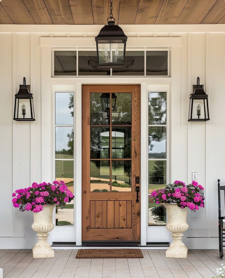 30 Spring Outdoor Decor Ideas to Refresh Your Porch & Front Doors with ...