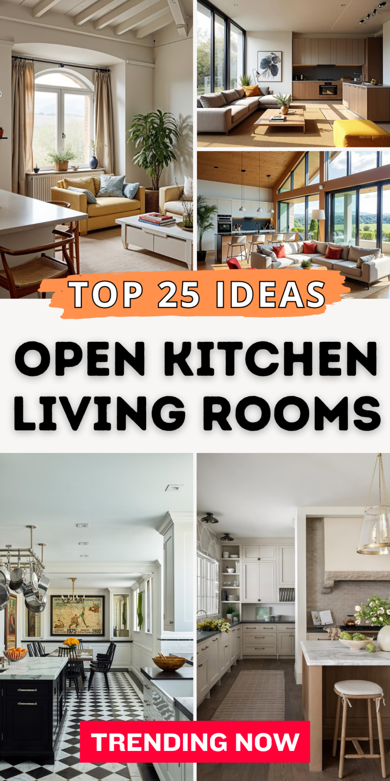 25 Open Kitchen Living Rooms 2025 That Redefine Style and Functionality ...