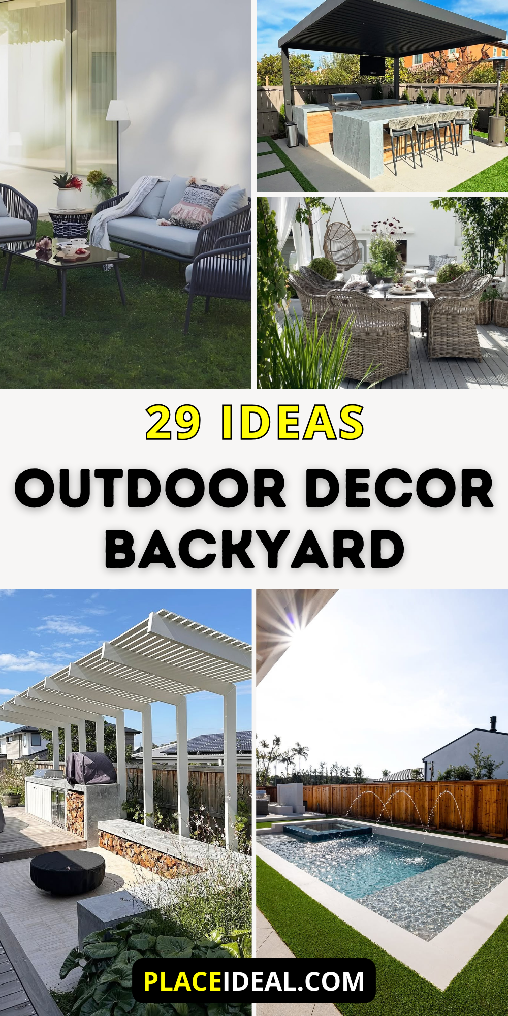 29 Outdoor Decor Backyard Ideas to Transform Your Space into a Dreamy ...