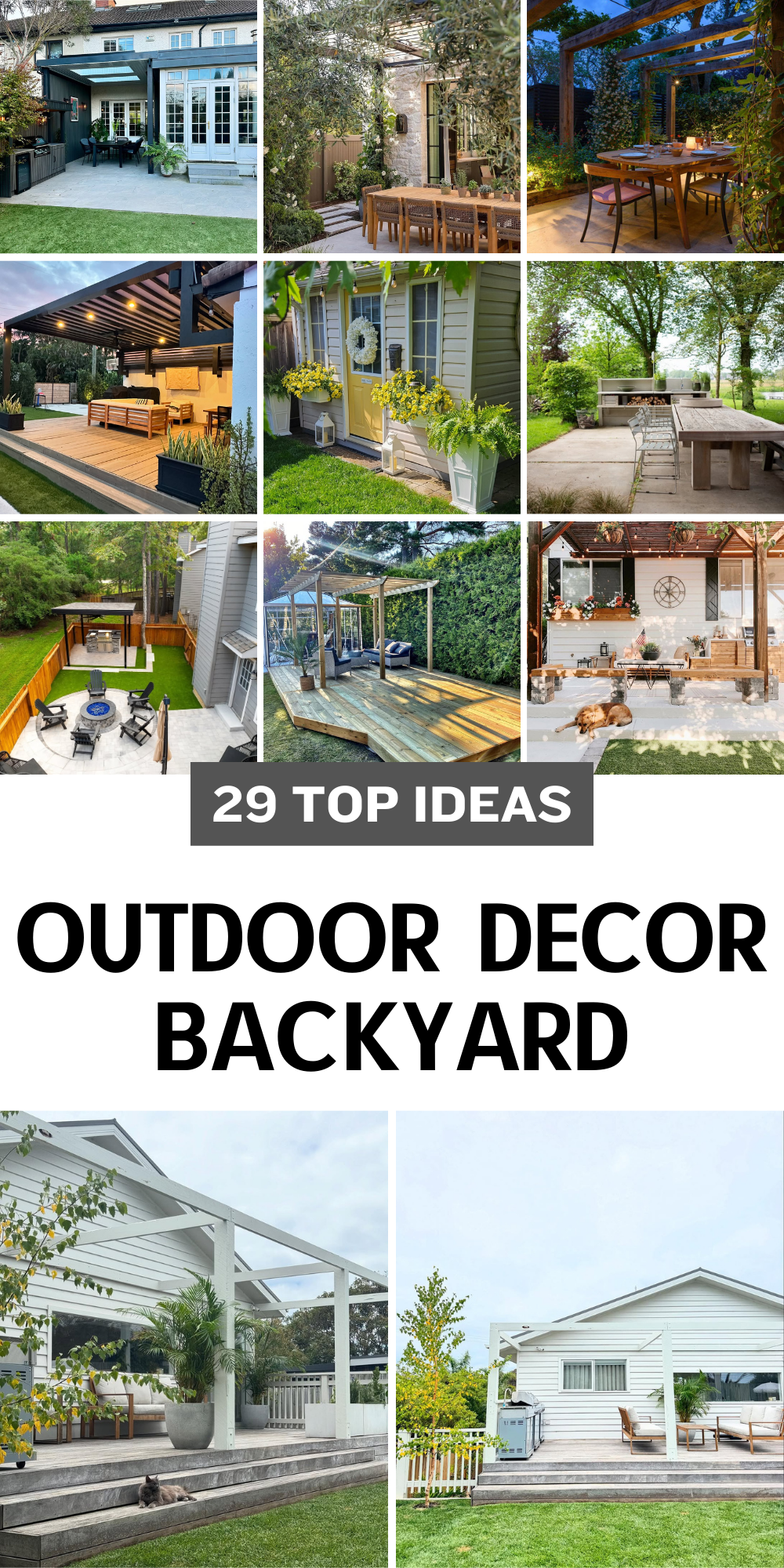 29 Outdoor Decor Backyard Ideas to Transform Your Space into a Dreamy ...