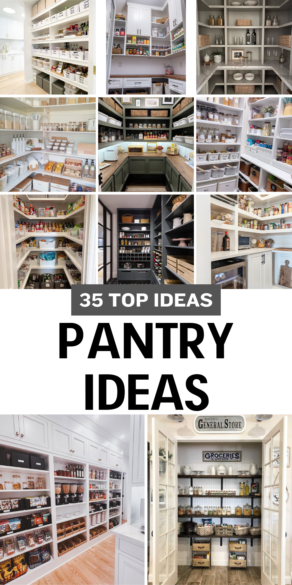 35 Pantry Ideas to Transform Your Kitchen – Smart Storage and Stylish ...