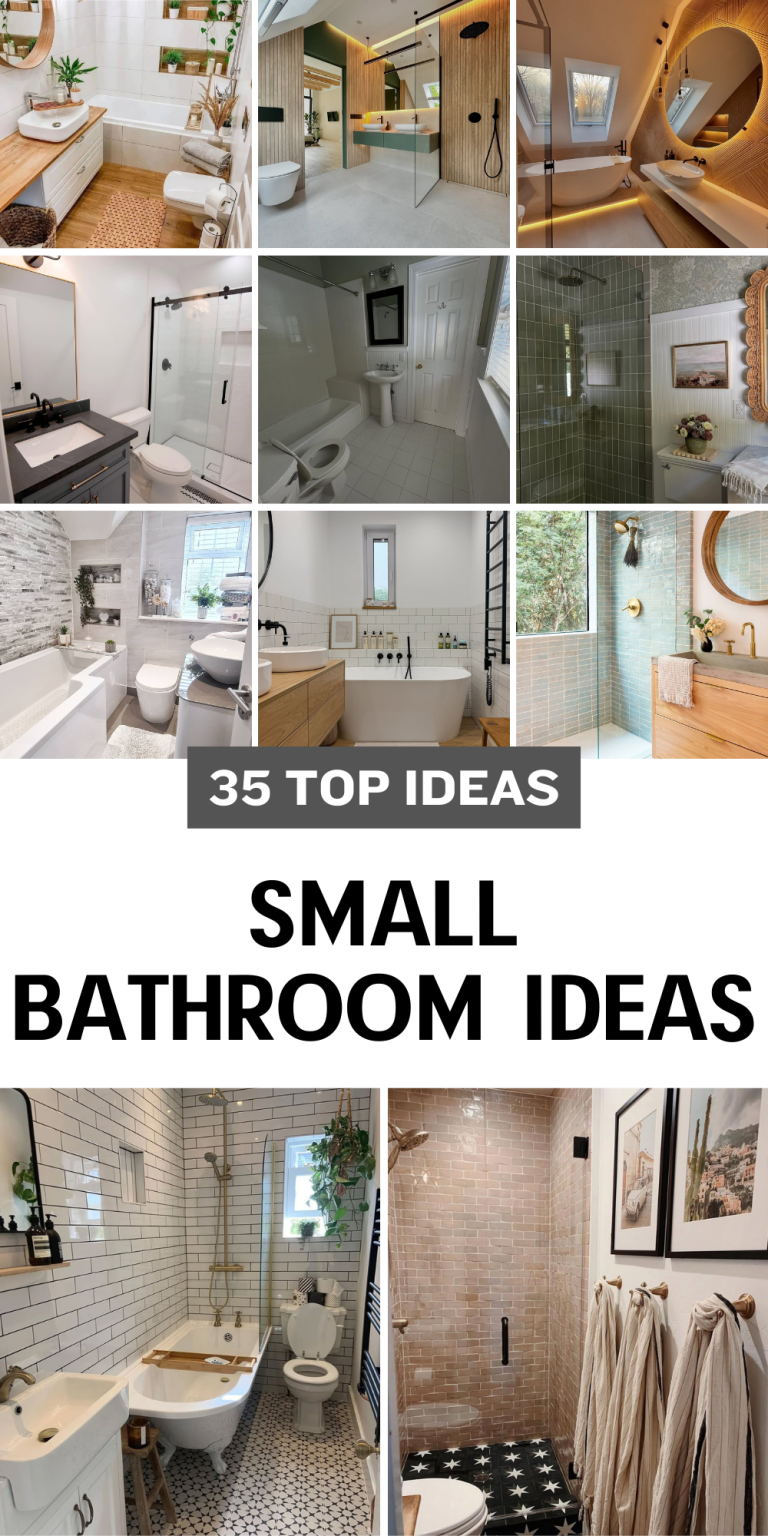 35 Small Bathroom Ideas: Stylish, Space-Saving and Budget-Friendly ...