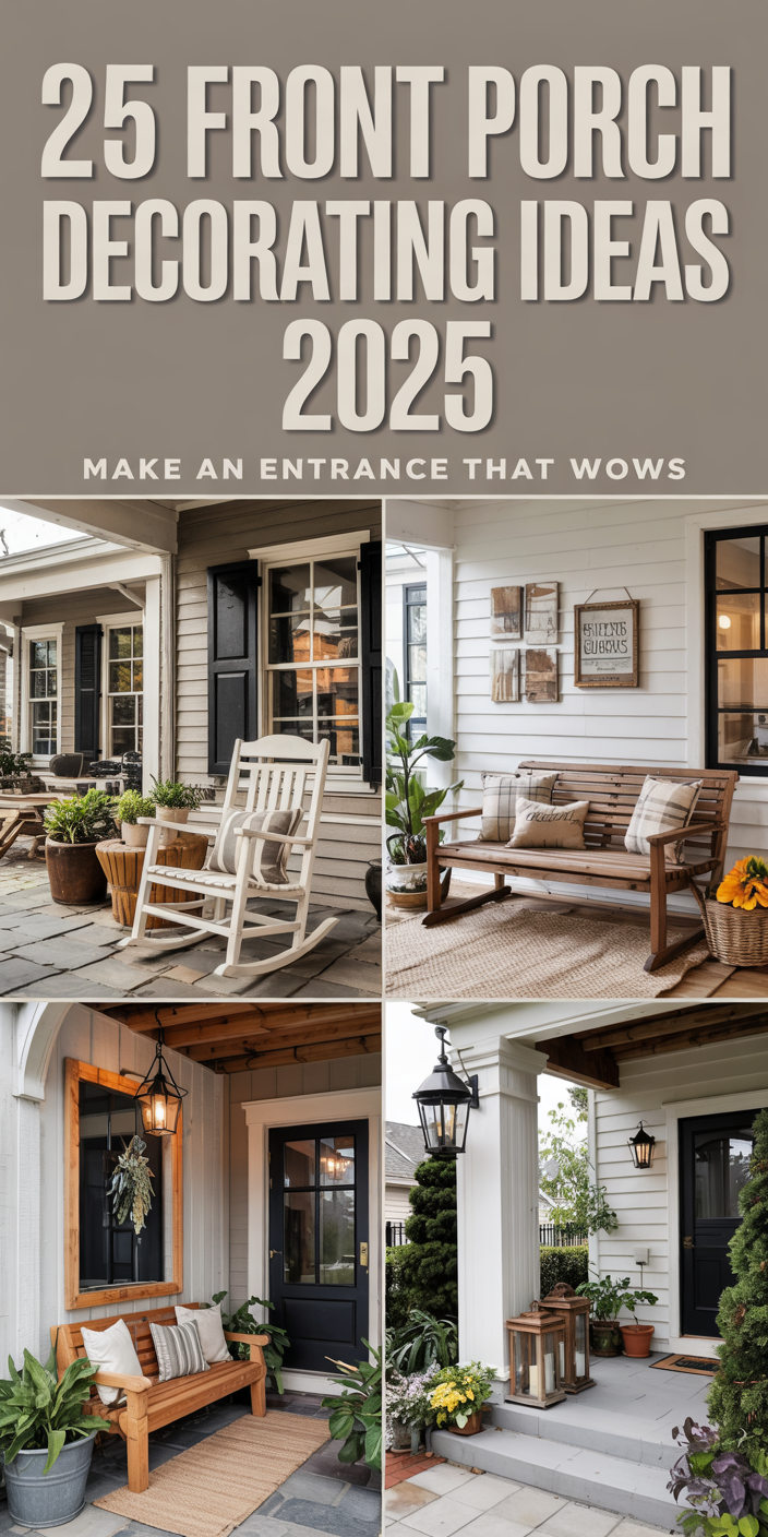 25 Front Porch Decorating Ideas 2025 That Will Instantly Boost Your ...