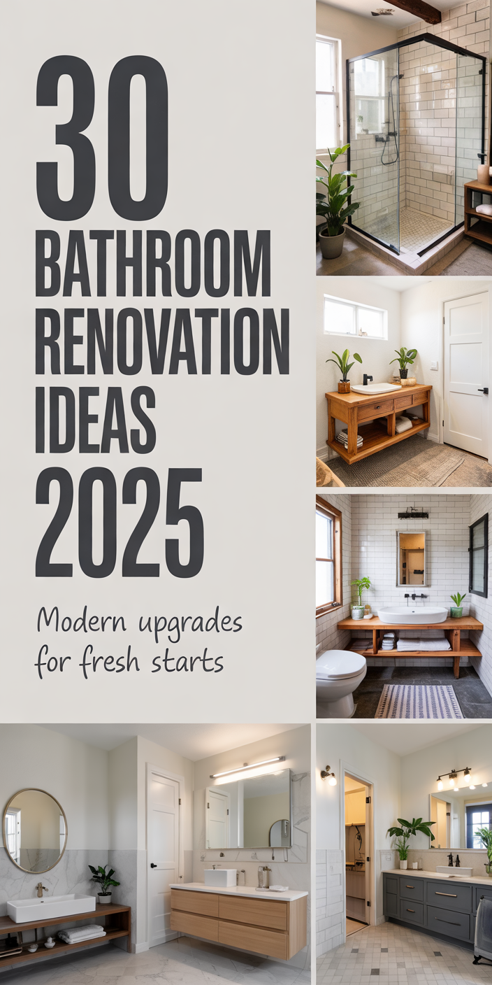 30 Bathroom Renovation Ideas 2025 That Will Instantly Upgrade Your ...
