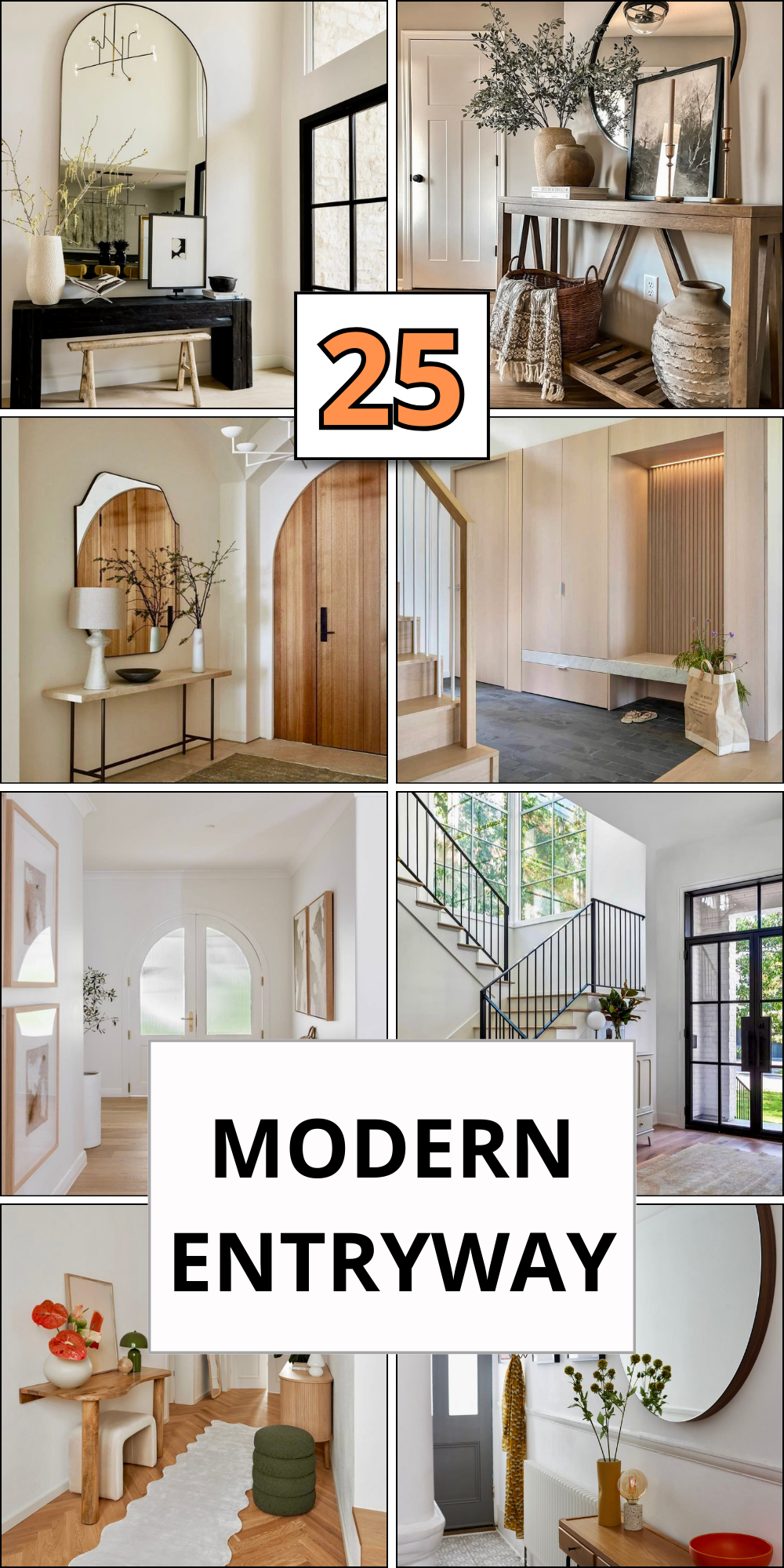 25 Modern Entryway Ideas for 2025 That Will Instantly Elevate Your Home ...
