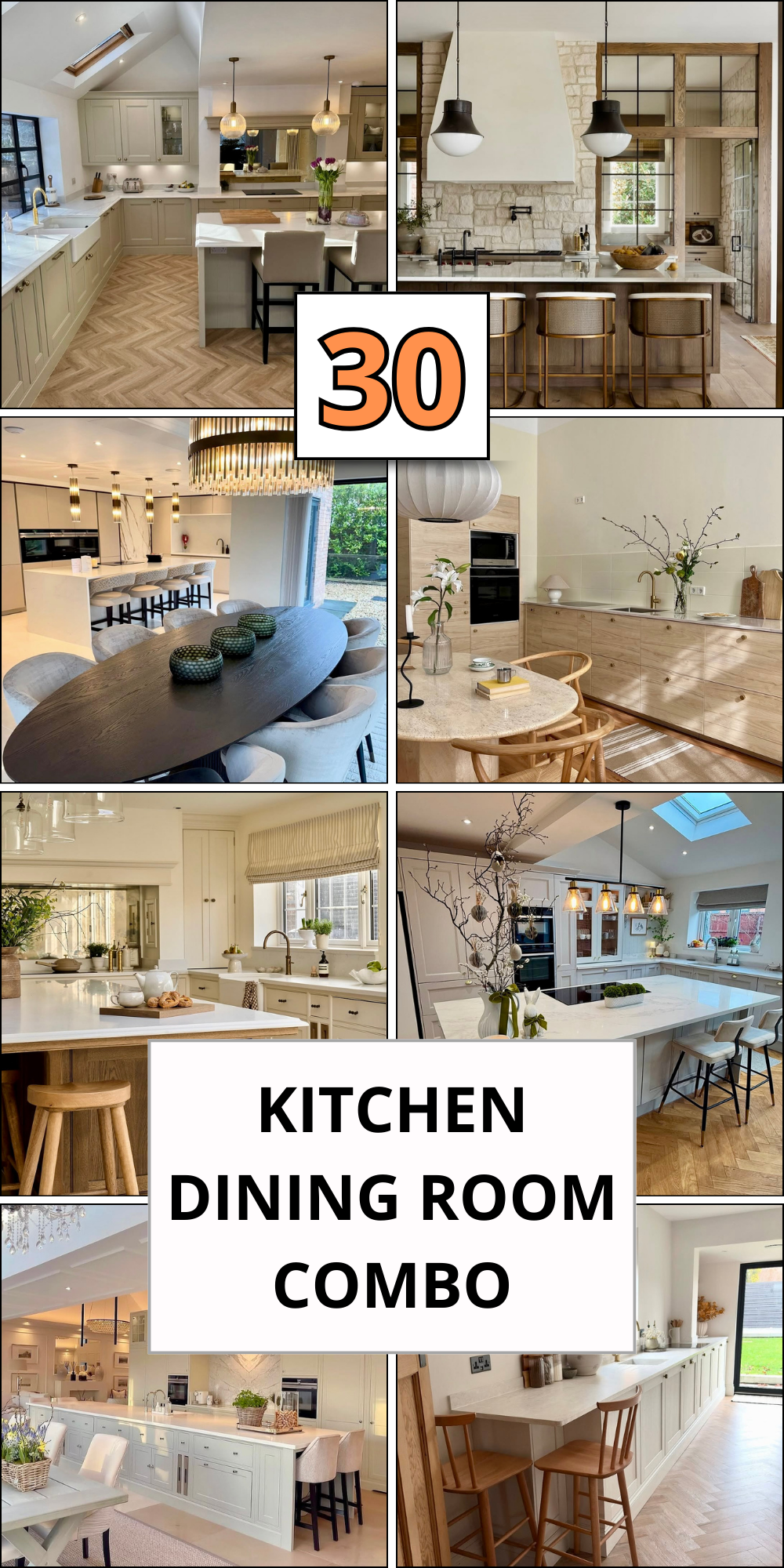 30 Kitchen Dining Room Combo Ideas 2025 That Will Elevate Your Layout ...