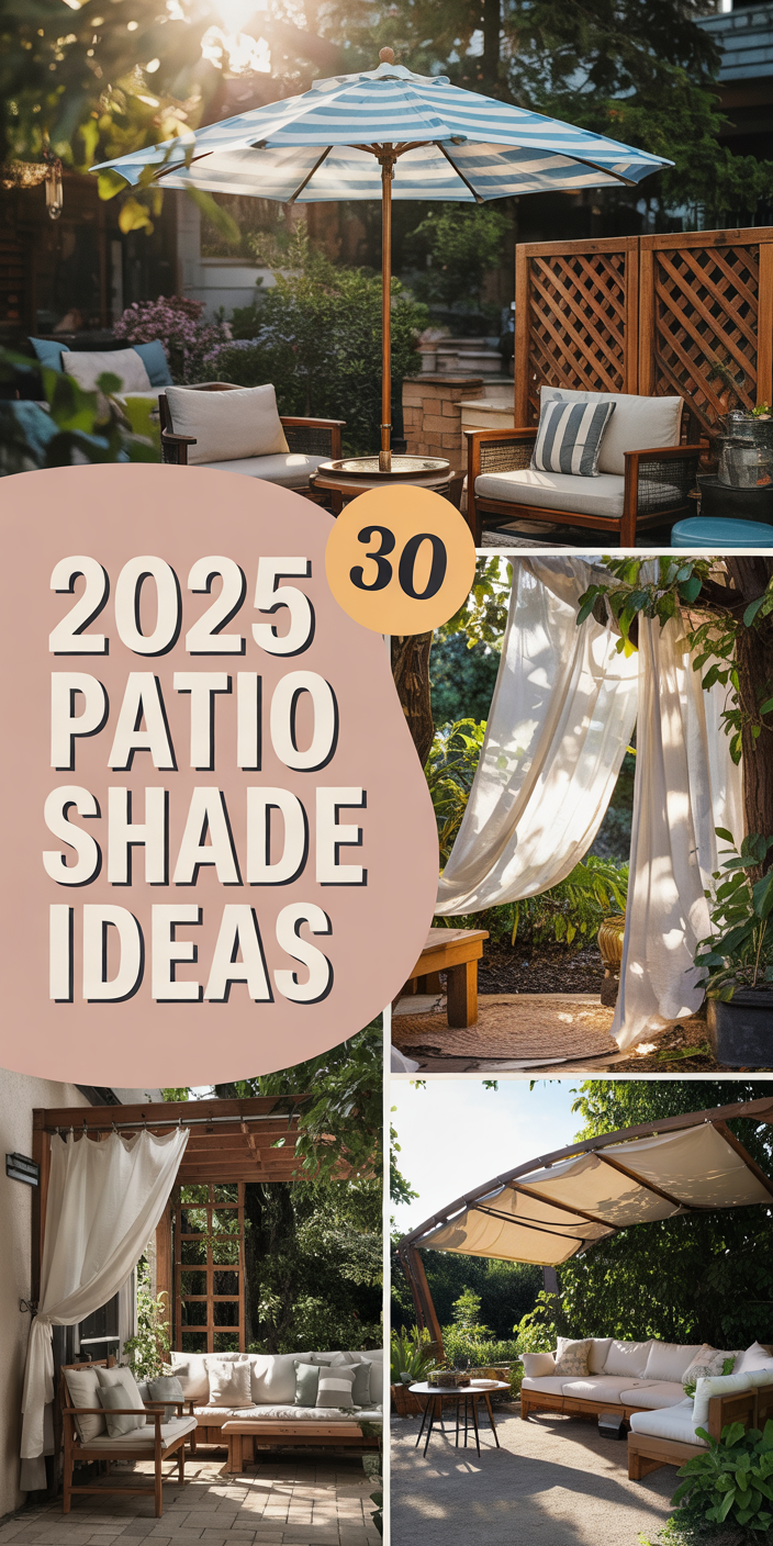 30 Patio Shade Ideas 2025 for Windy Areas, Renters, Apartments, and ...
