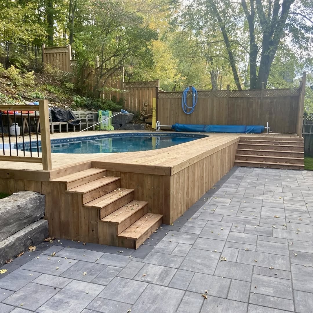 30 Above Ground Pool Deck Ideas 2025 That Transform Your Backyard into ...