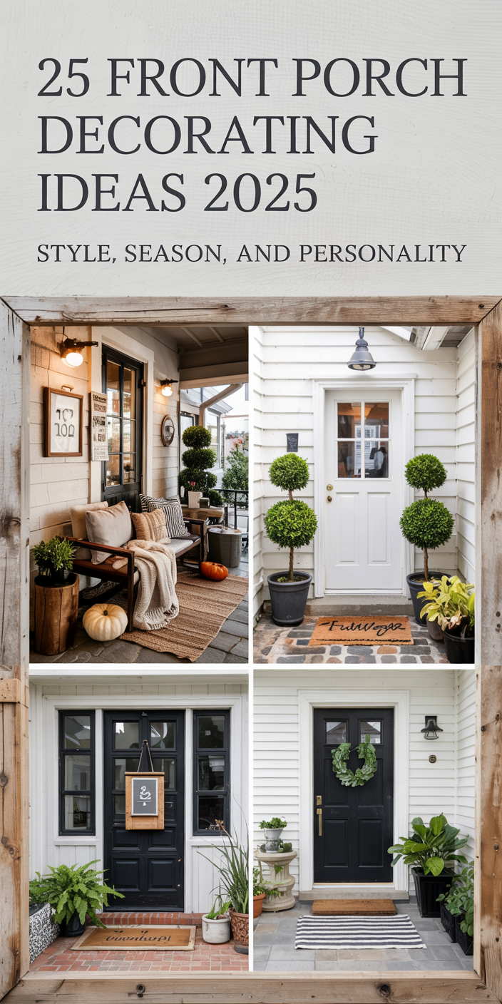 25 Front Porch Decorating Ideas 2025 That Will Instantly Boost Your ...