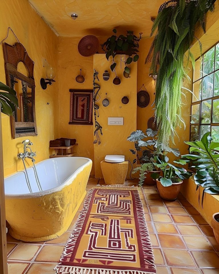 35 Yellow Bathroom Ideas That Will Instantly Brighten Your Home ...