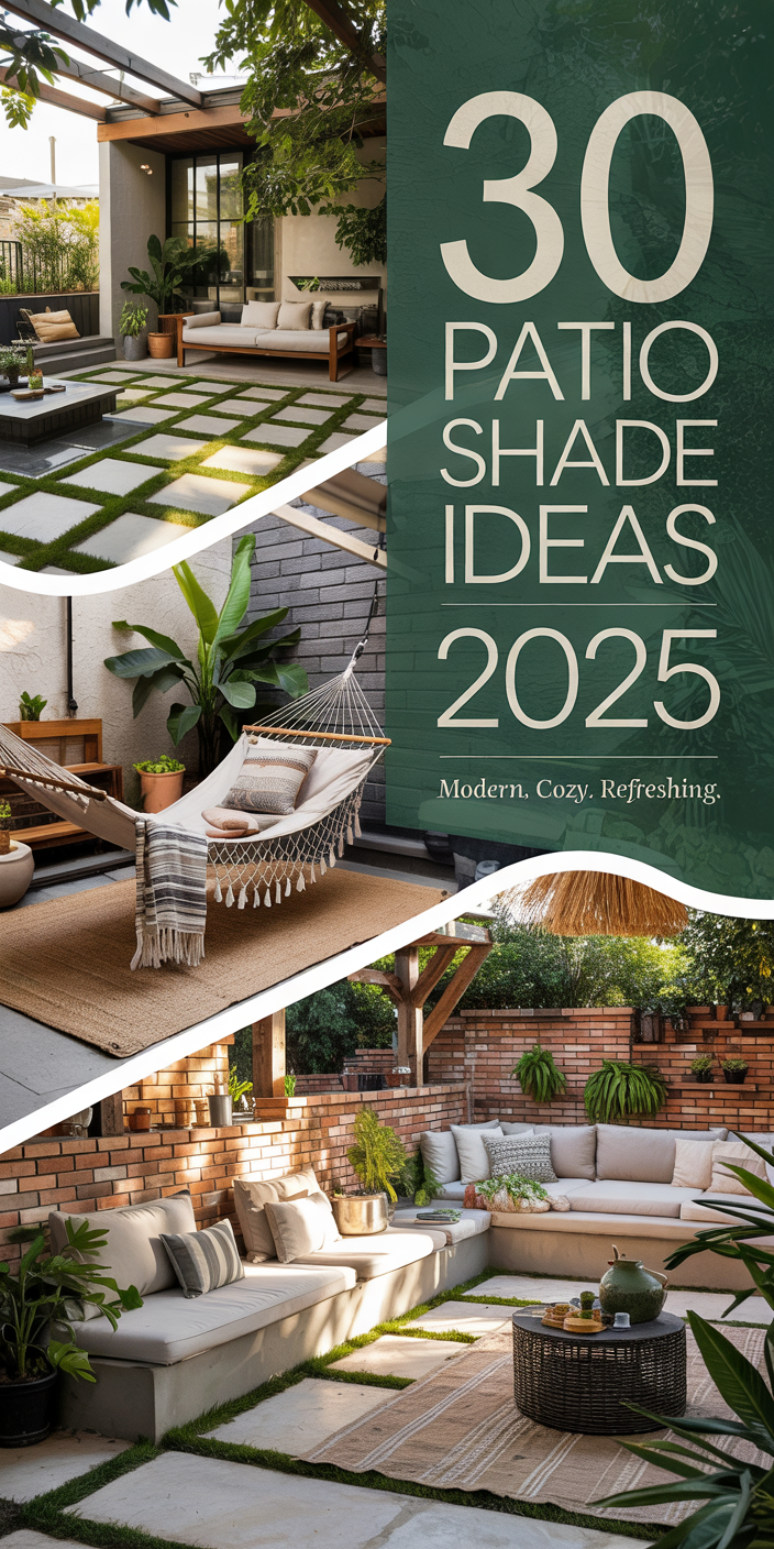 30 Patio Shade Ideas 2025 for Windy Areas, Renters, Apartments, and ...