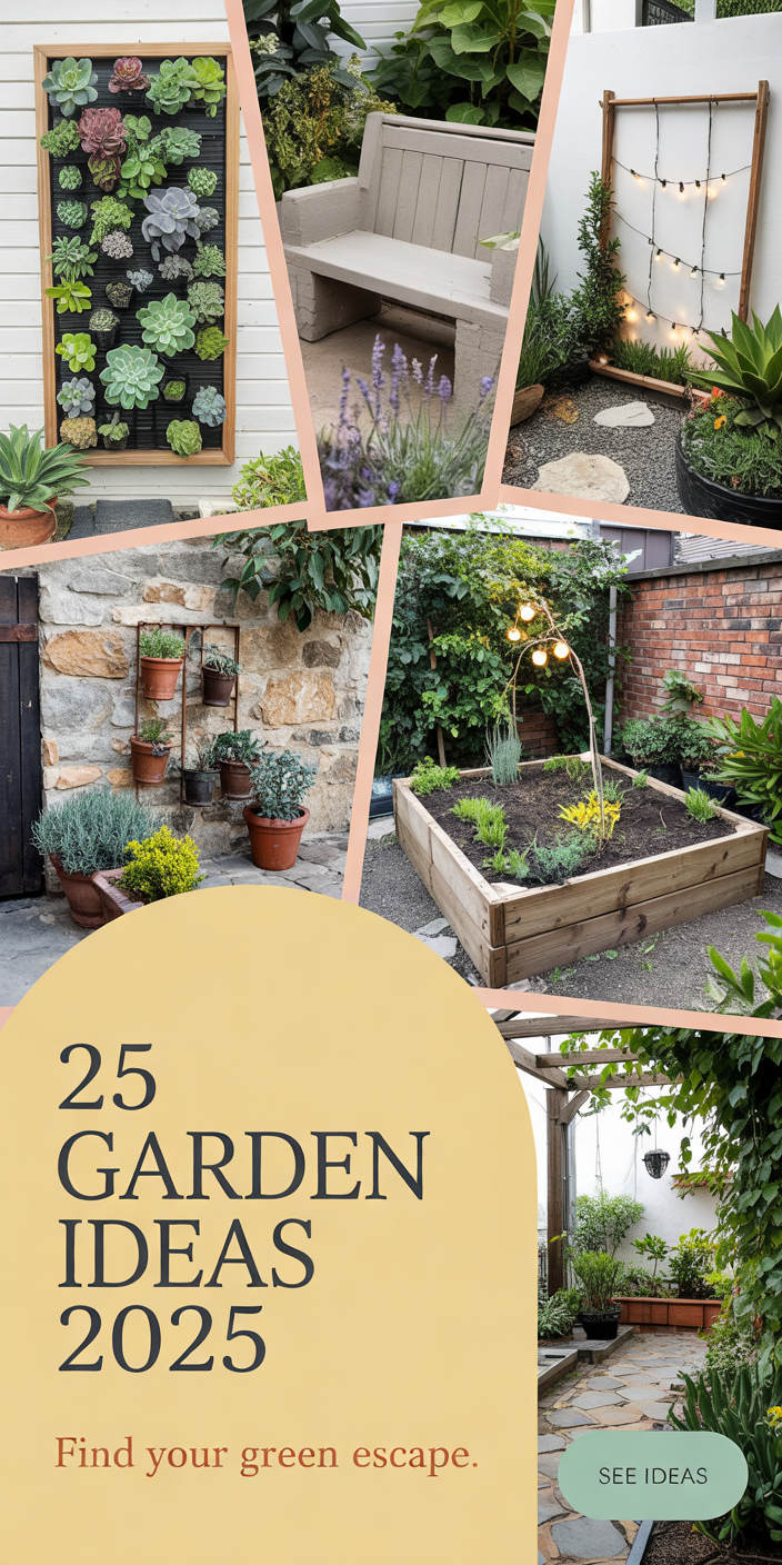 25 Garden Ideas 2025 That Transform Small Spaces into Beautiful Outdoor ...
