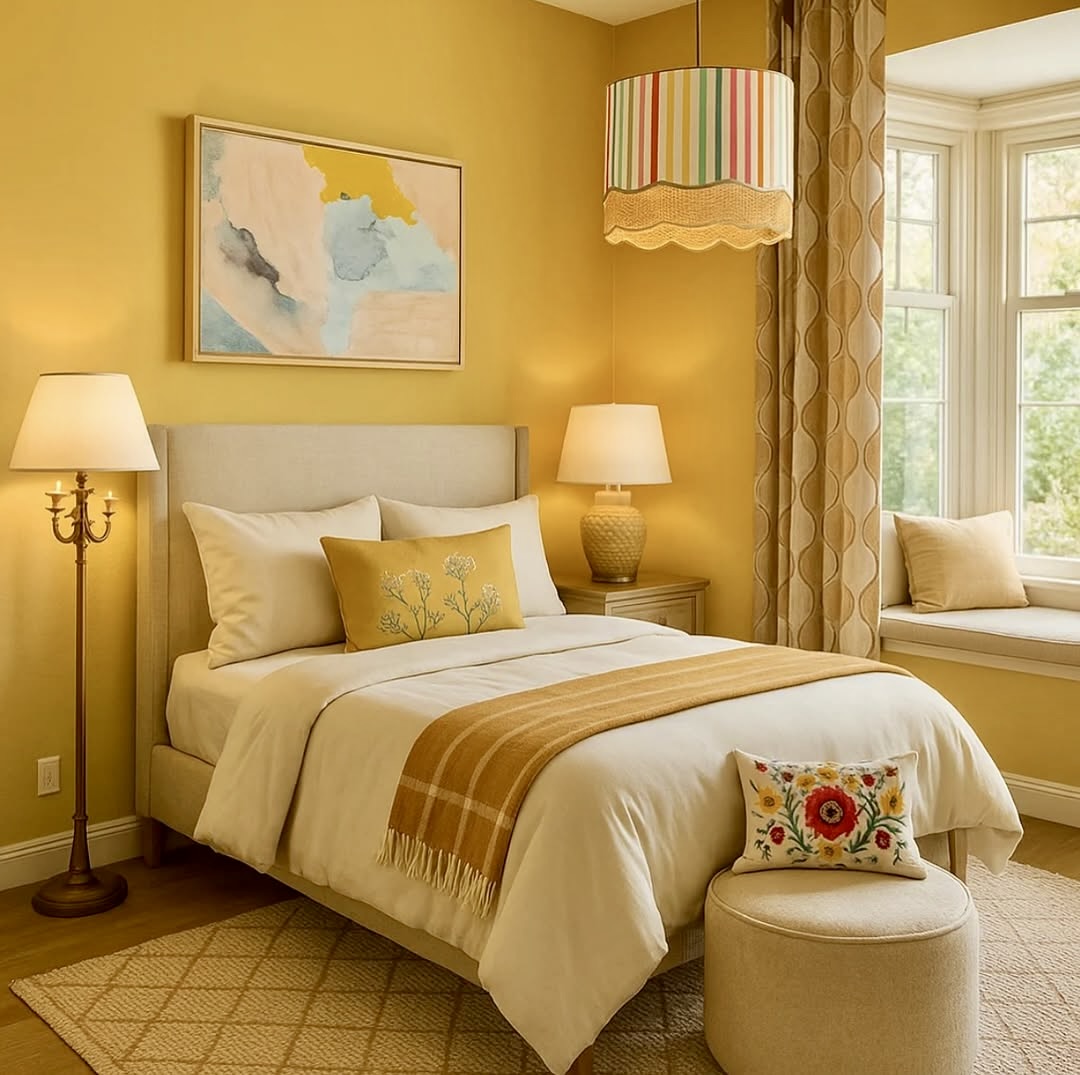 35 Yellow Bedroom Ideas 2025 That Will Brighten Your Home with Warmth ...