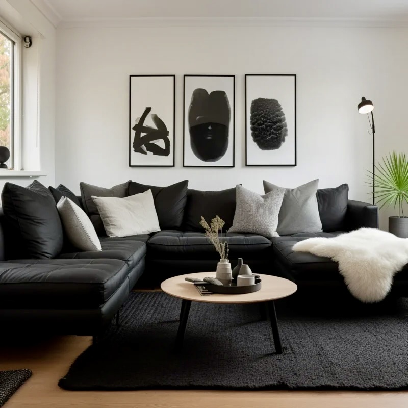 25 Black Sofa Living Room Ideas 2025 That Will Instantly Elevate Your ...