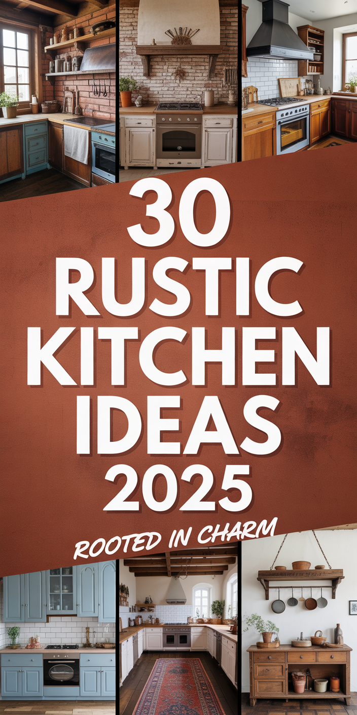 30 Rustic Kitchen Ideas 2025 That Blend Farmhouse Charm with Modern ...