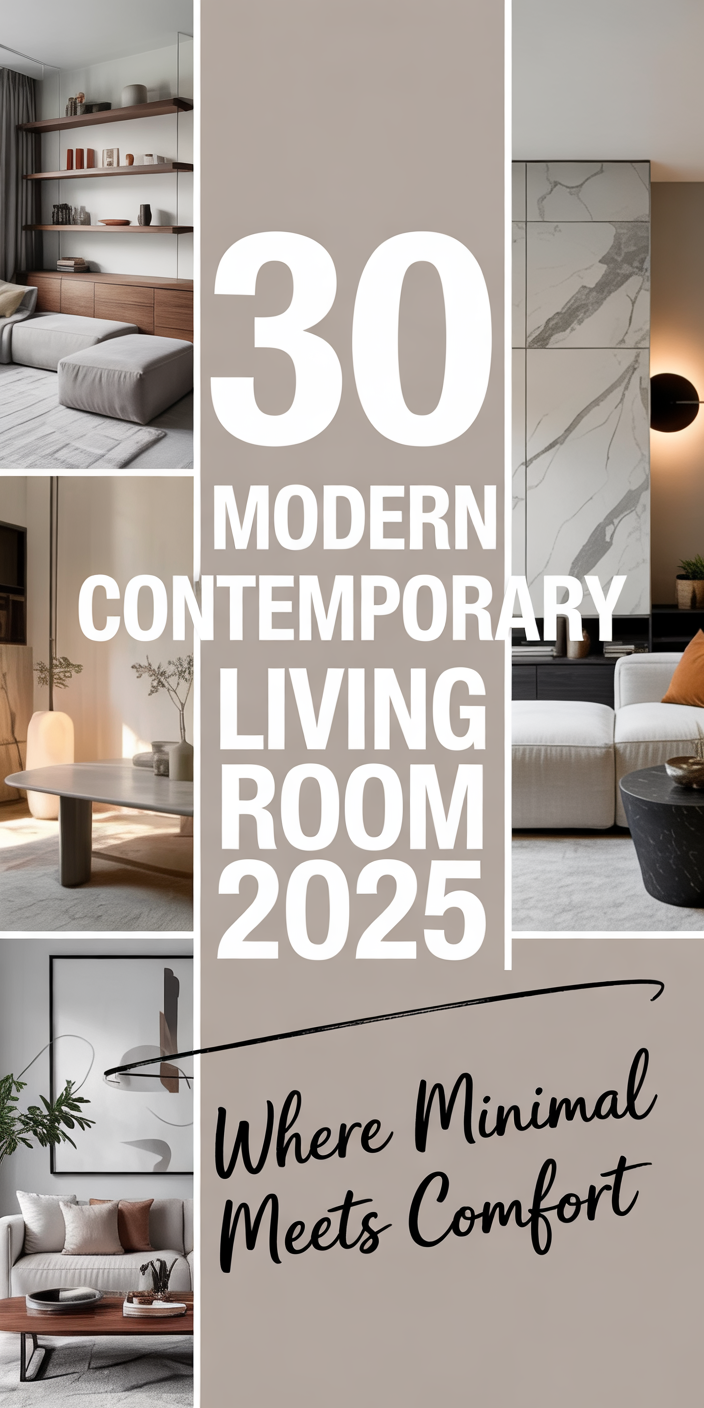 30 Modern Contemporary Living Room 2025 Ideas That Redefine Style ...