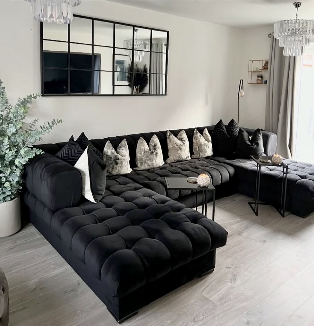 35 Black Sofa Ideas 2025 That Will Instantly Elevate Your Living Room ...