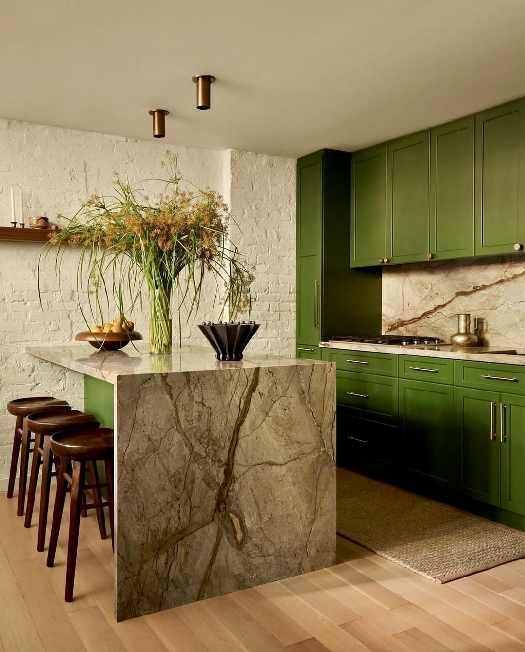 25 Green Kitchen Designs 2025 That Will Make You Rethink White Cabinets Forever - placeideal.com