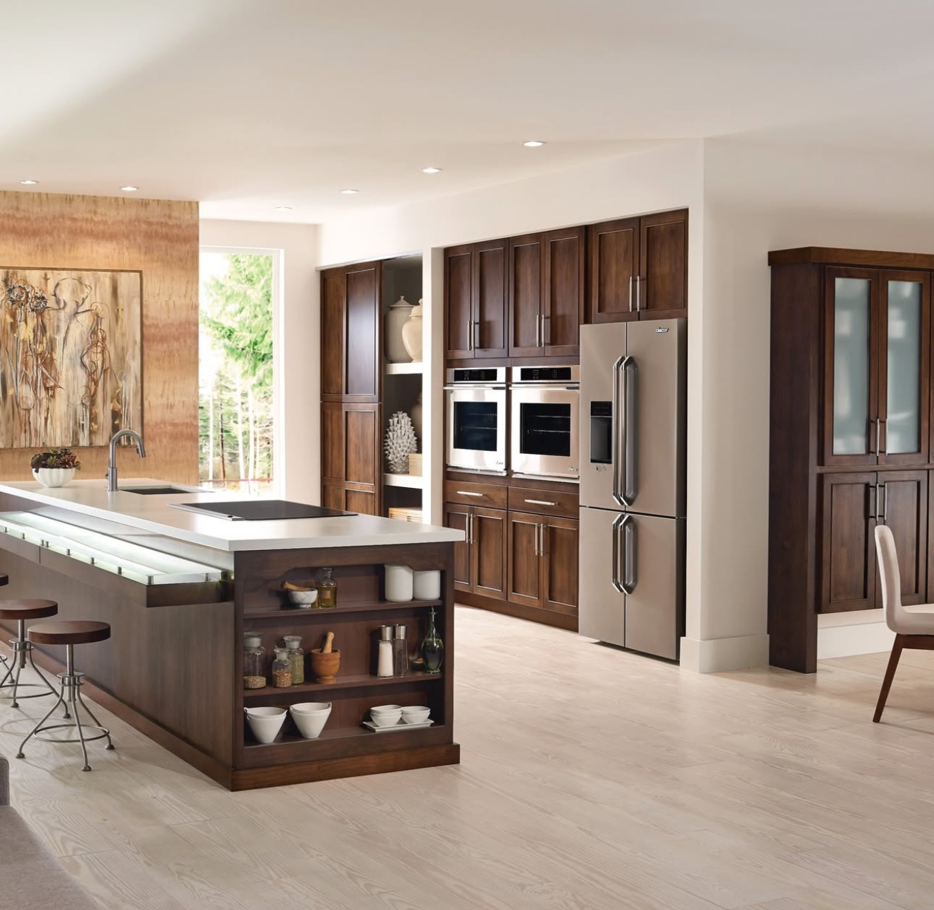 30 Dark Wood Kitchen Cabinets That Will Transform Your Space in 2025 ...