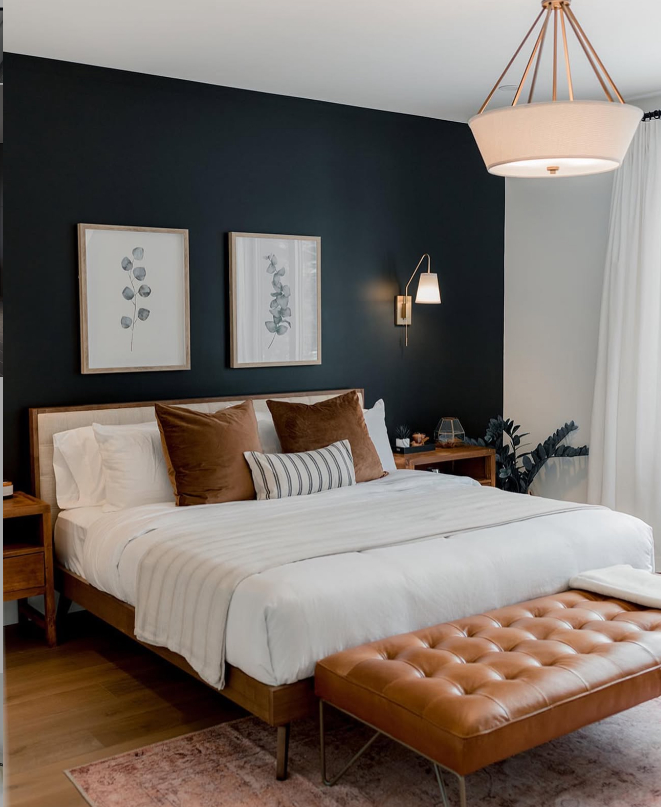 25 Black Accent Wall Bedroom Ideas That Will Instantly Elevate Your ...