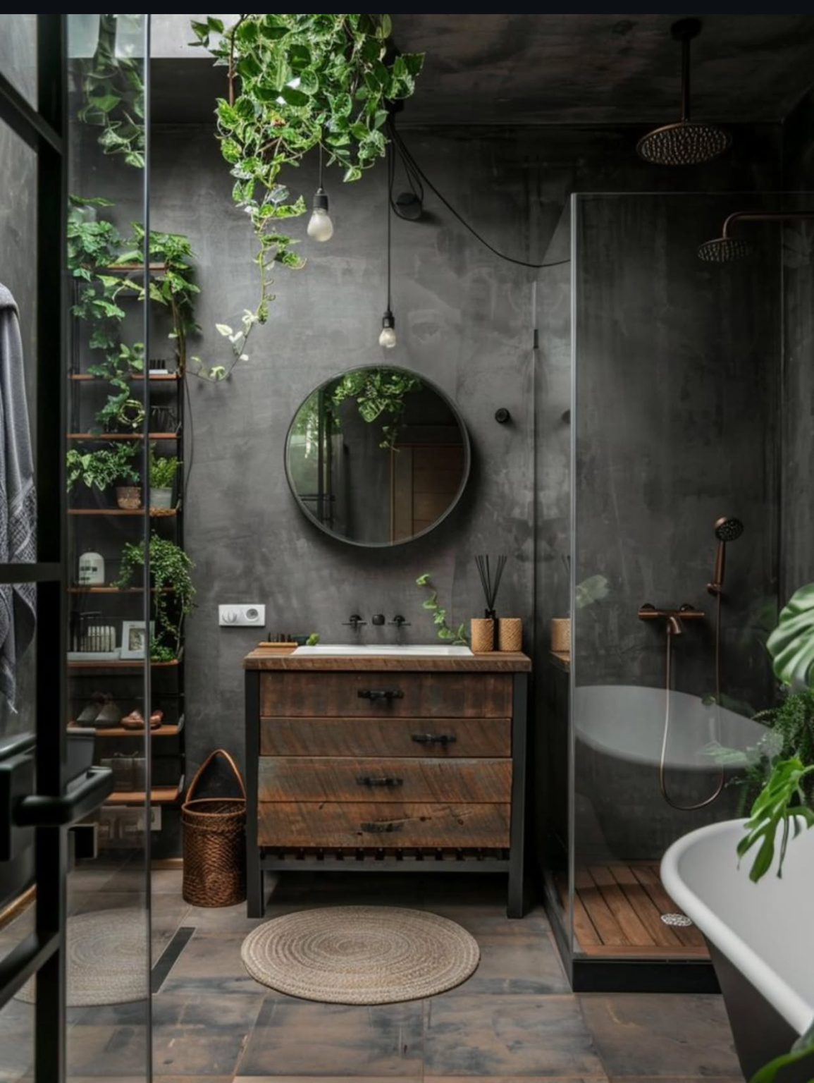 30 Dark Moody Bathroom Ideas That Bring Drama, Luxury, and Timeless ...
