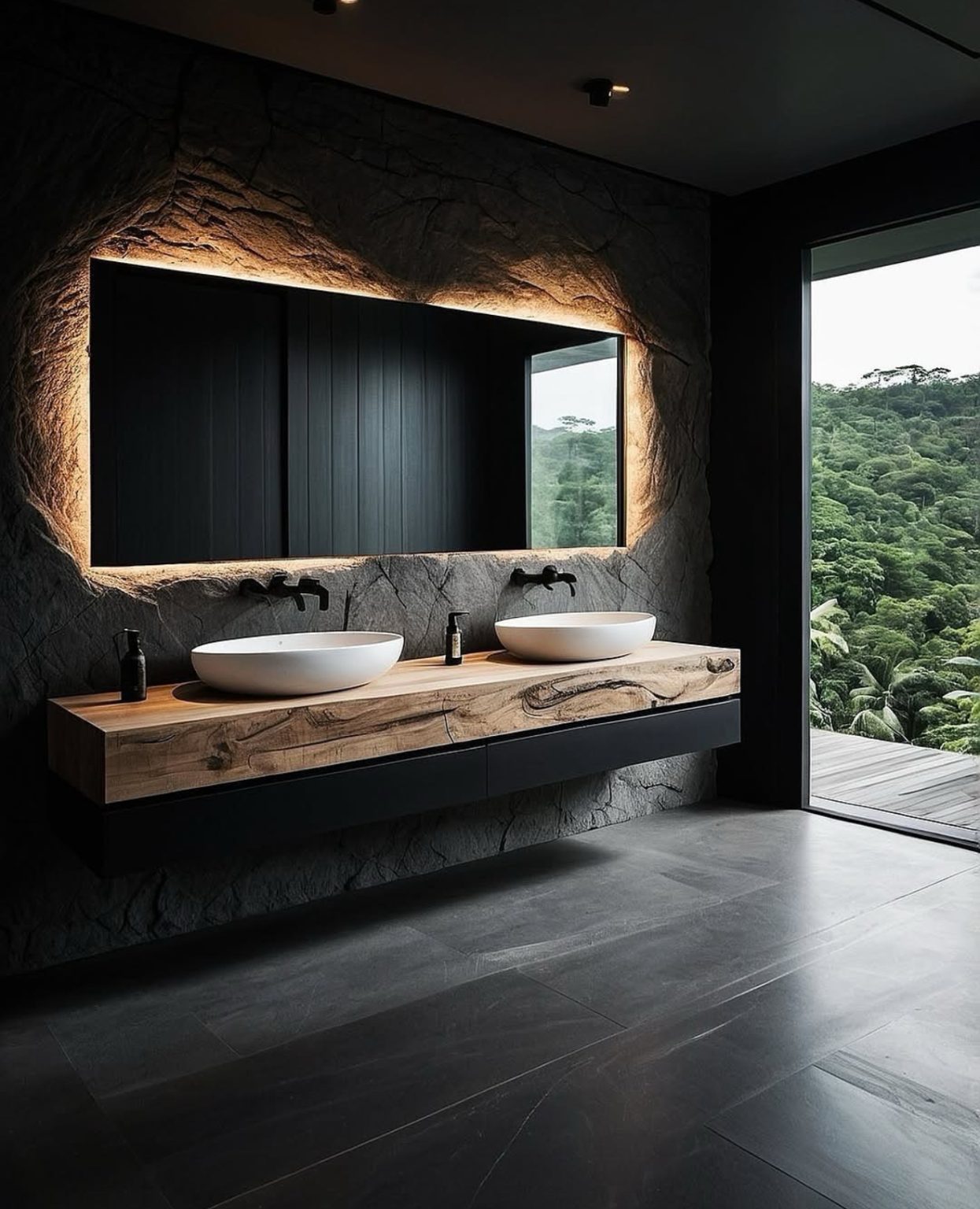 30 Dark Moody Bathroom Ideas That Bring Drama, Luxury, and Timeless ...