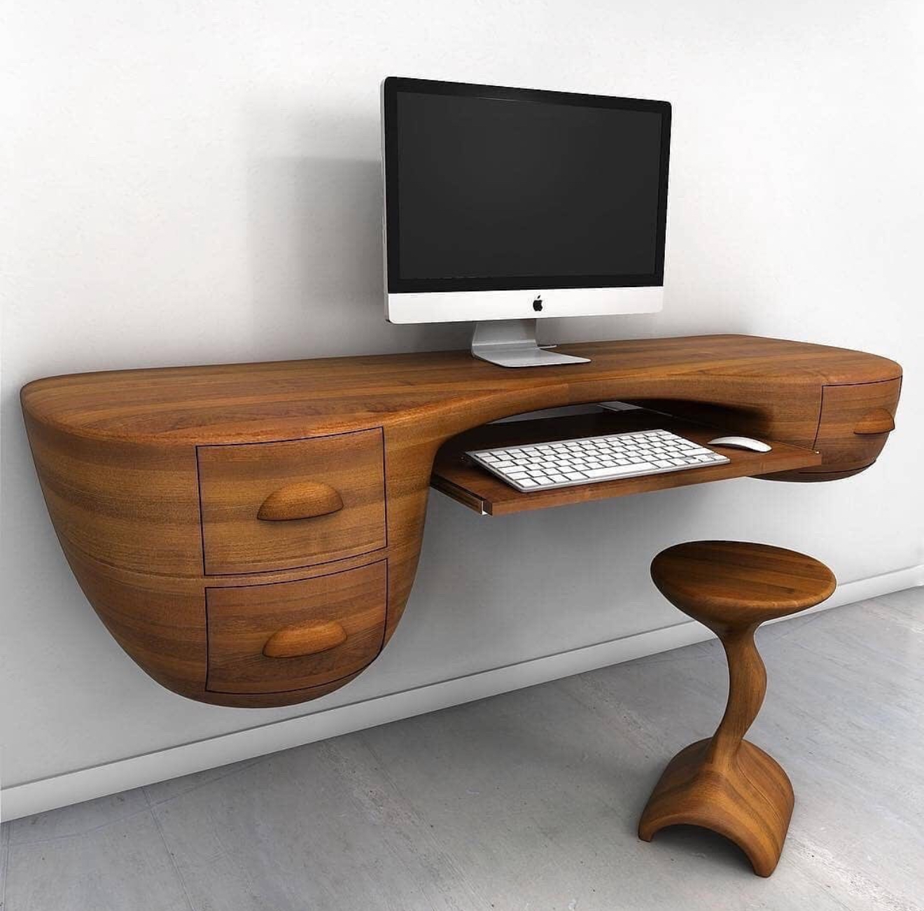 35 Wood Desk Ideas to Elevate Your Home Office with Style ...