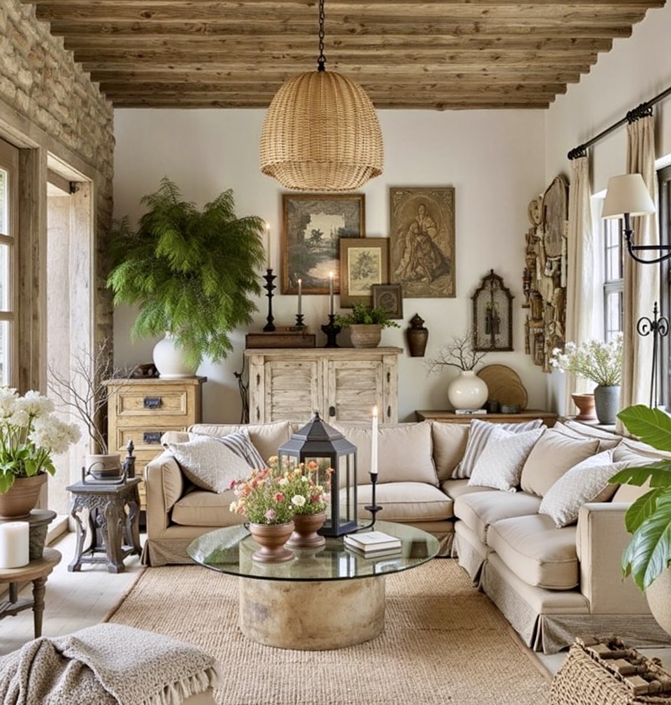 30 Modern Farmhouse Living Room 2026 – Cozy Decor Ideas, Inspiration ...