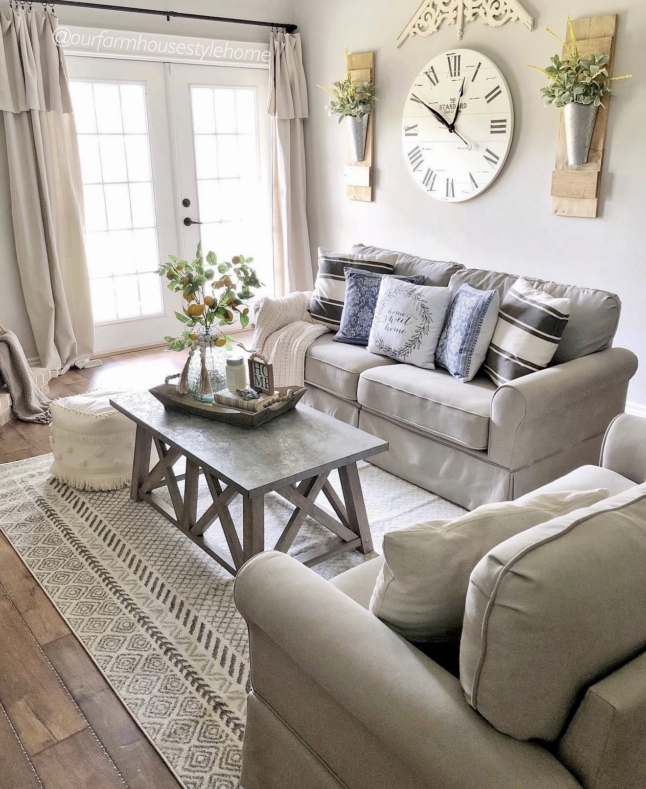 30 Modern Farmhouse Living Room 2026 – Cozy Decor Ideas, Inspiration ...