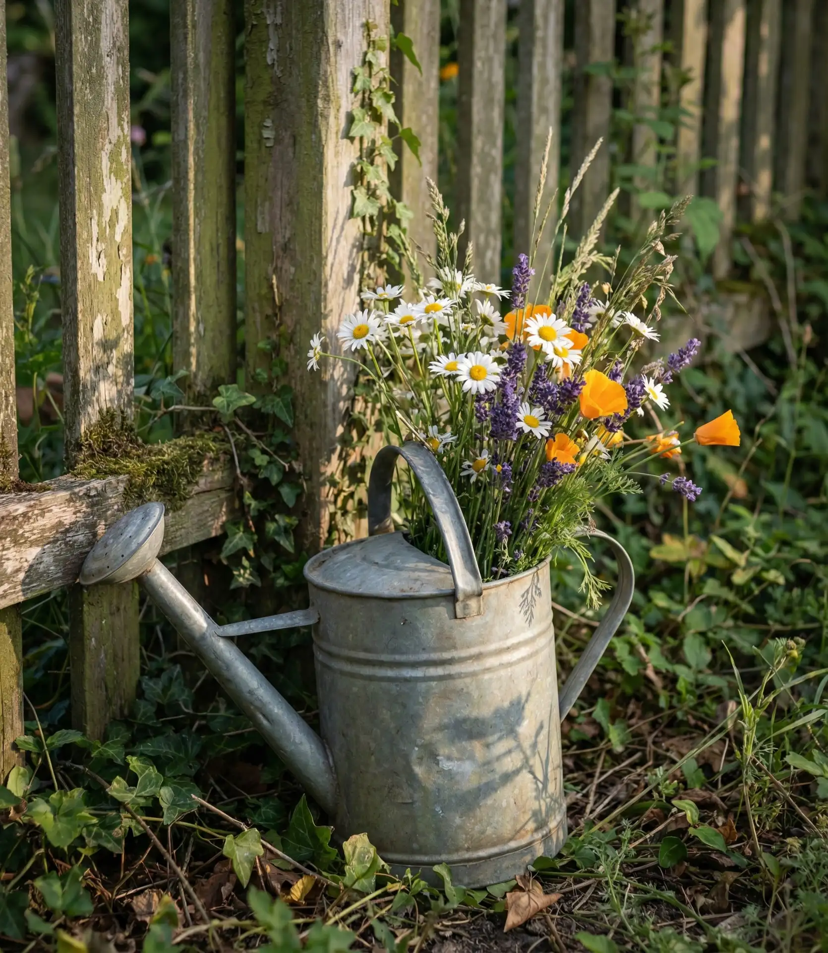 Antique Watering Can Displays 1