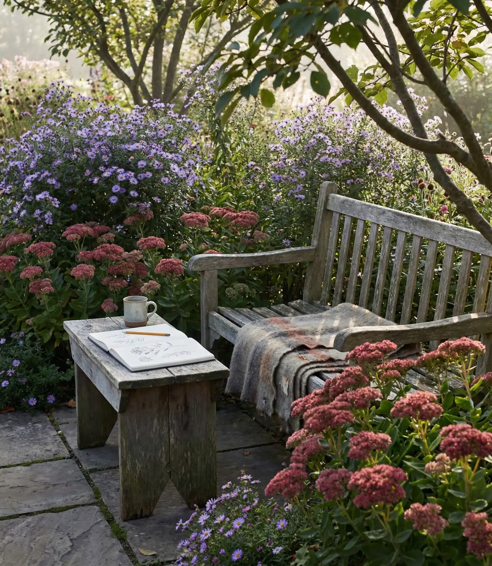 Artistic Butterfly Garden Drawing Space 1